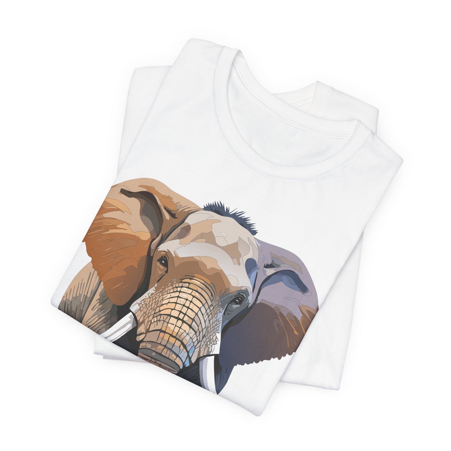 Unisex Animal Art Design Tee Shirt With Wildlife Animals Short Sleeve Everyday Comfort