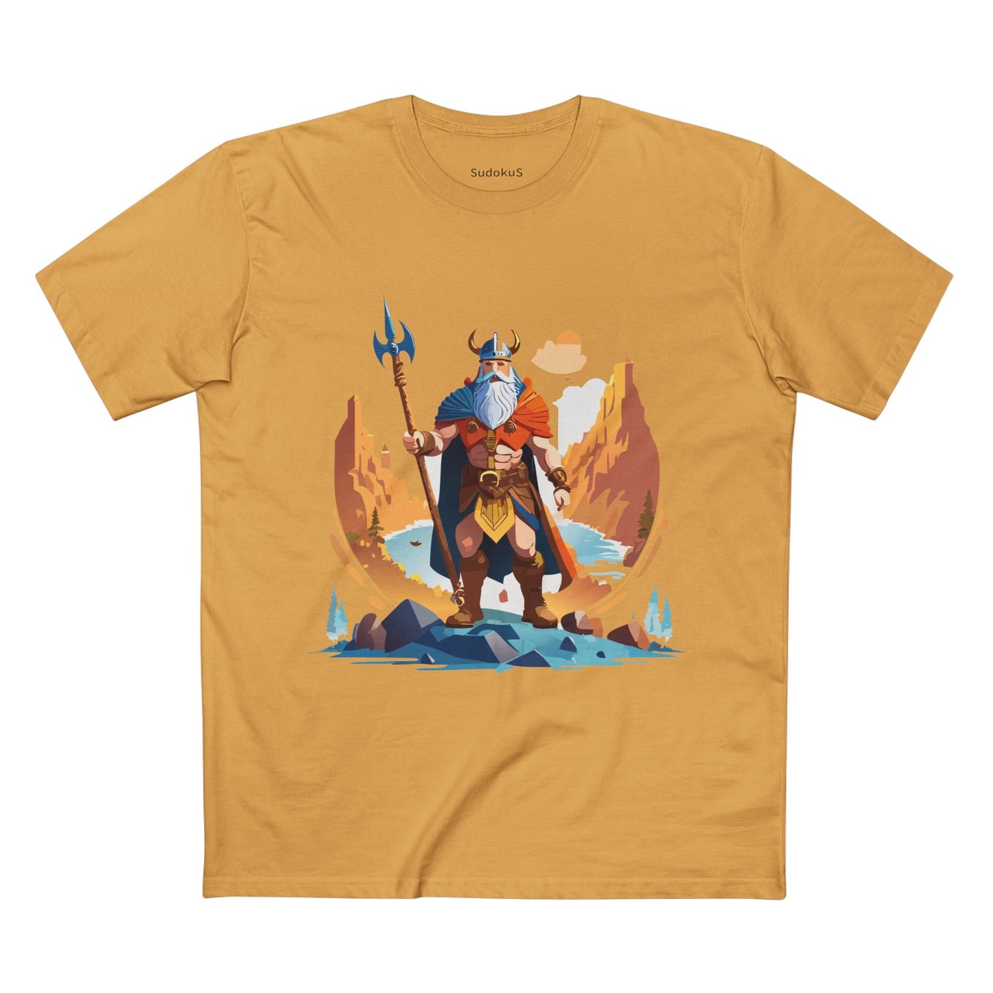 Viking Graphic Unisex 100 Cotton Staple Tee 2