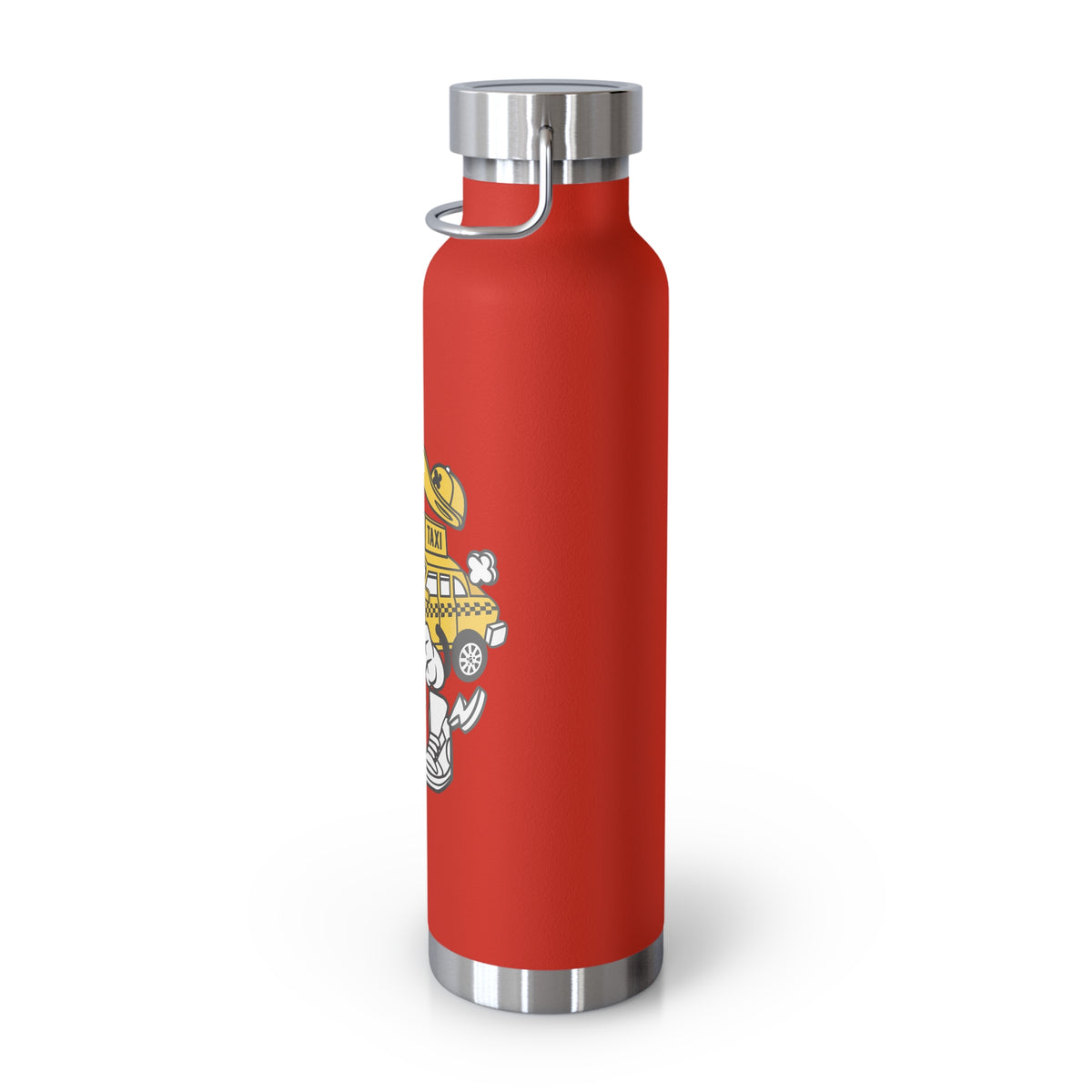 22oz Copper Insulated Water Bottle with Cartoon Design - CV37