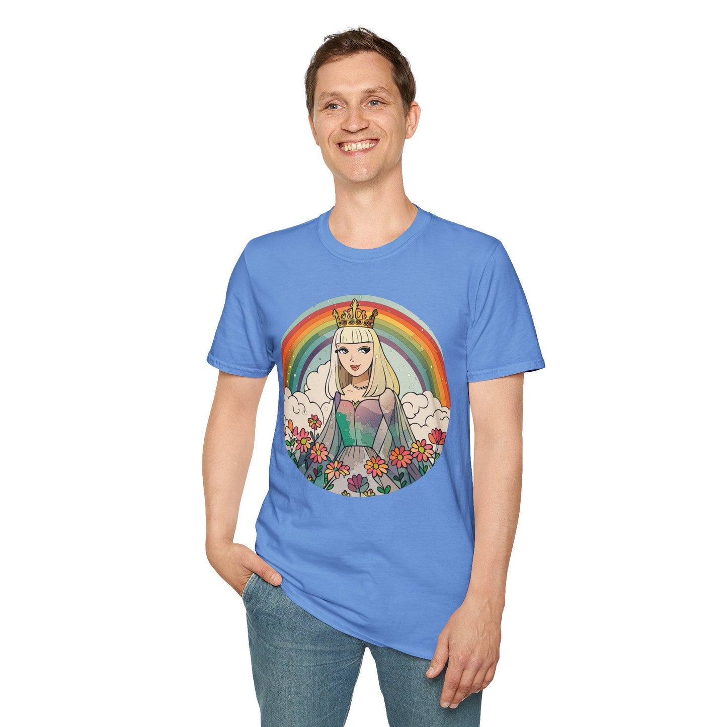 Womens Graphic T Shirt Art Design Tee Softstyle 100 Percent Ring Spun Cotton Comfort
