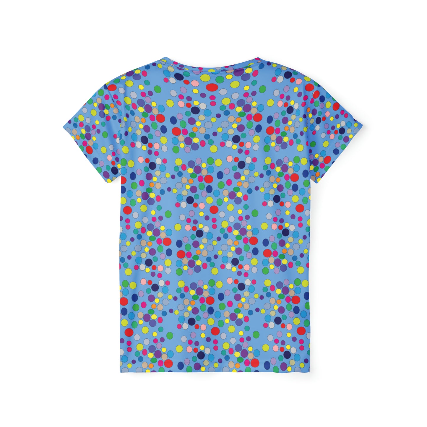 Poly Jersey Tee Shirt with abstract prints