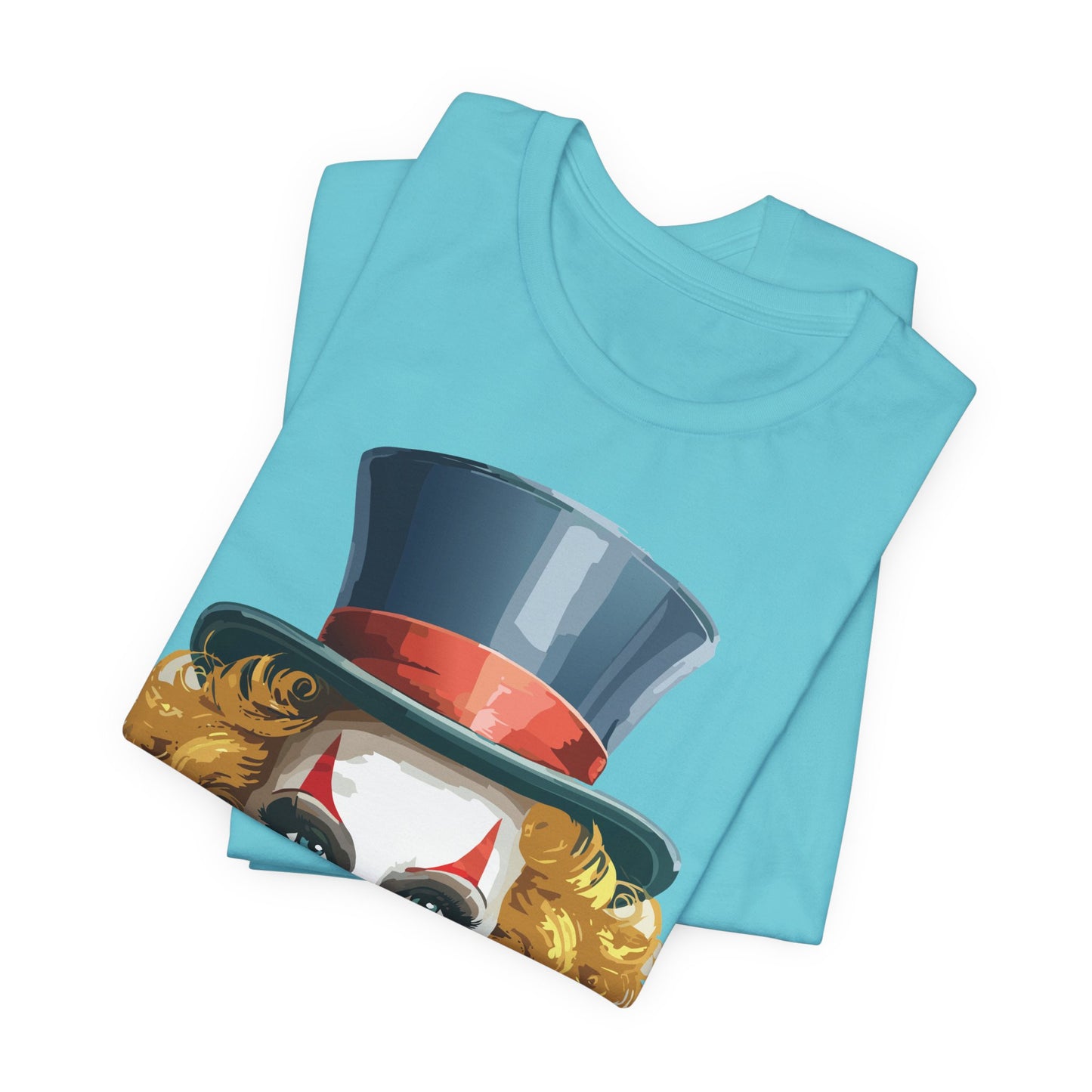 Clown Shirt, Funny Shirt, T-Shirt with Clown, Funny Art Design Tee, Circus Tees, Circus T-Shirt, Unisex Humor Wear 11