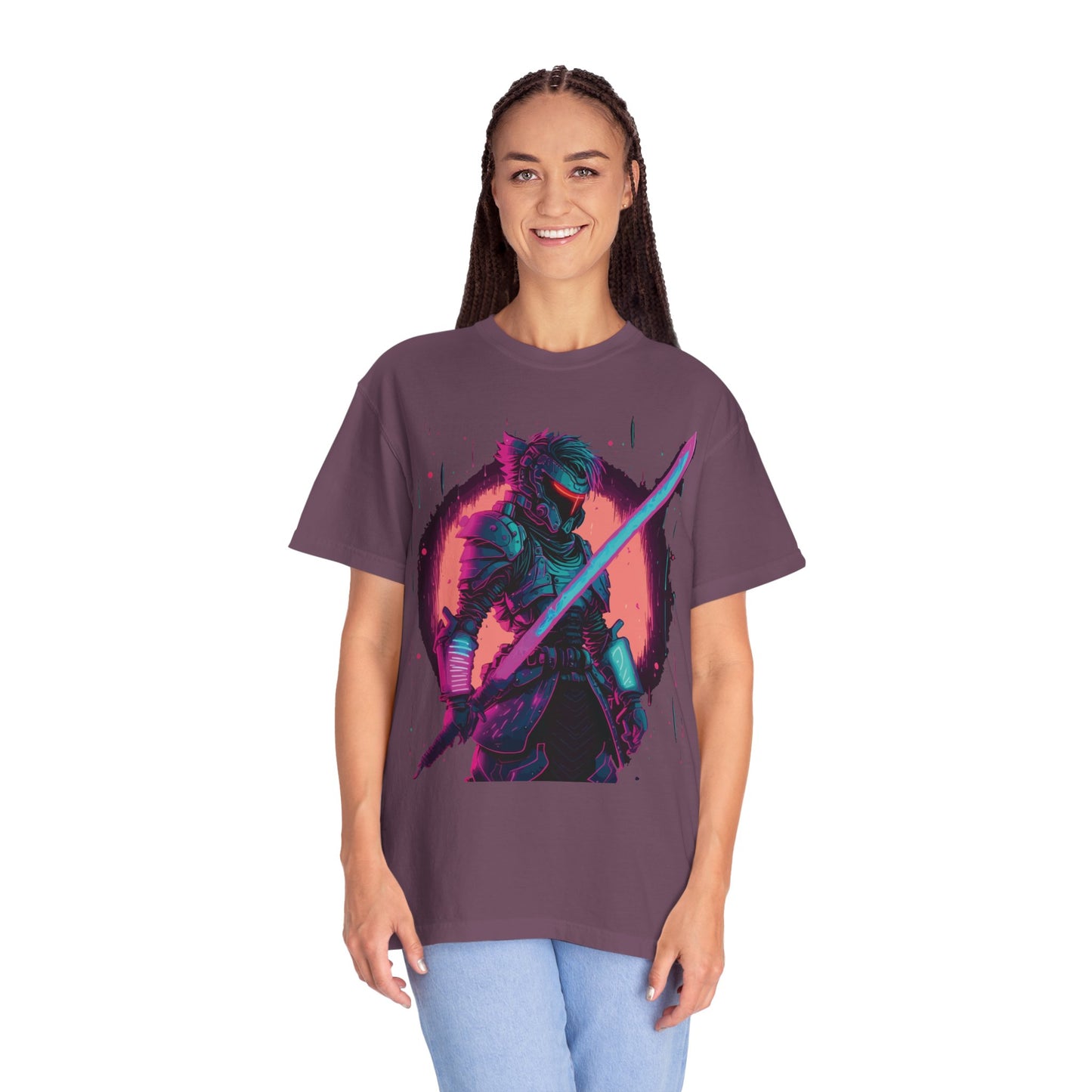 Unisex T-shirt with Knight in Armor