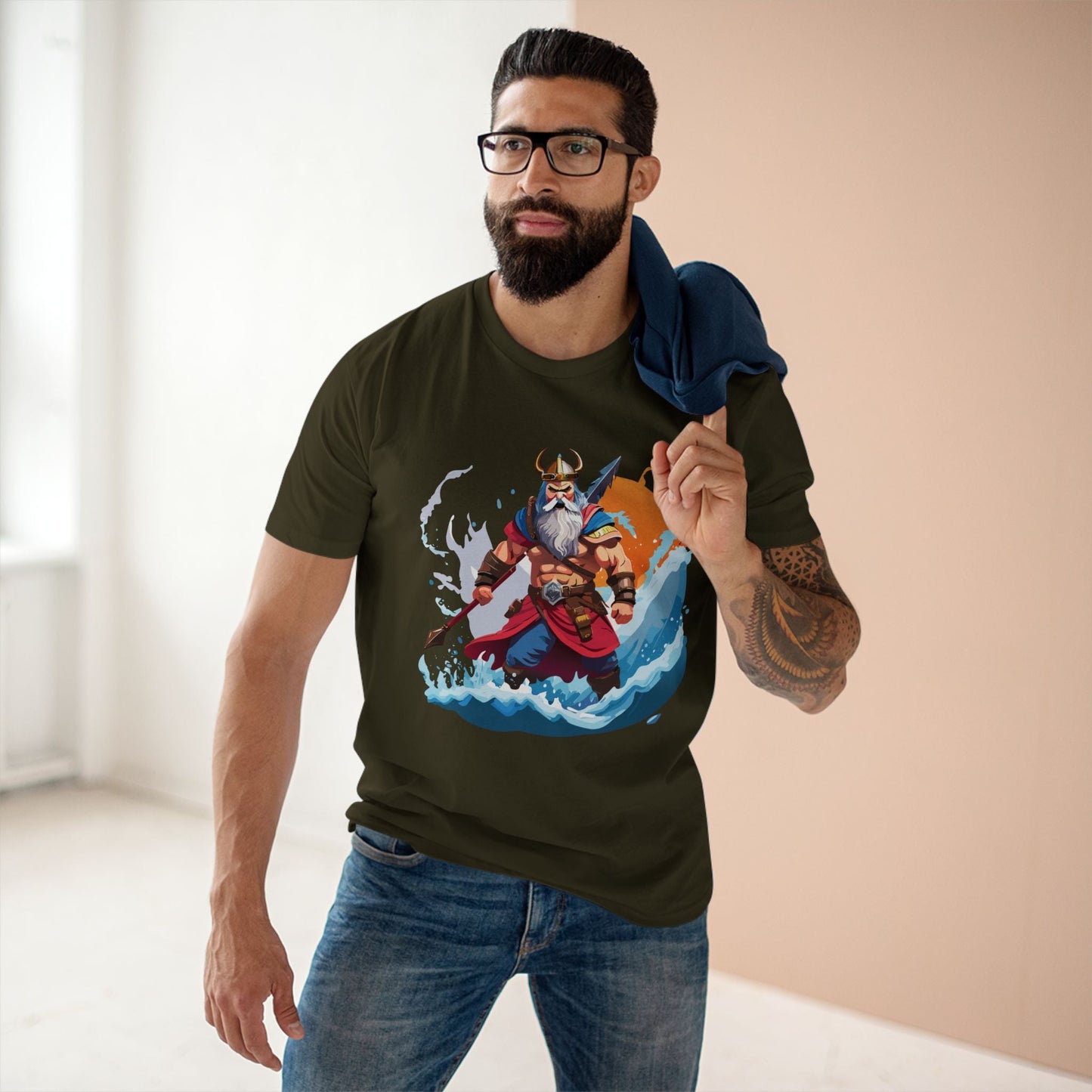 Viking Graphic Unisex 100 Cotton Staple Tee 16