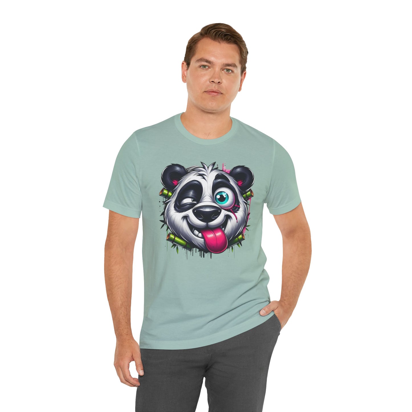DiDi Panda Shirt, Funny Animal T-Shirt, Cartoon Top, Funny Panda Tee Shirt, Animal Tees, Art Design T-Shirt, Graphic Tee