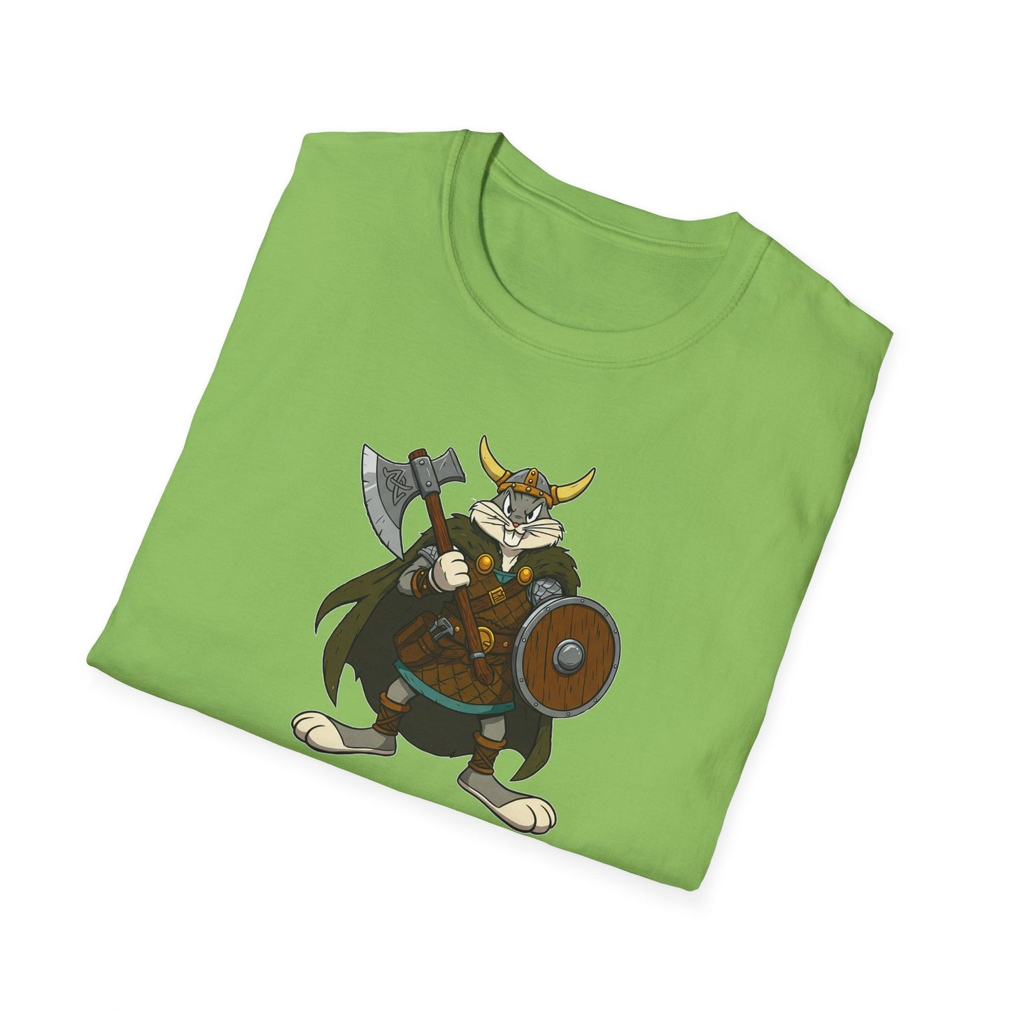 Cartoon Bunny Graphic Unisex Cotton Animal Animation Artwork Design Tee 6