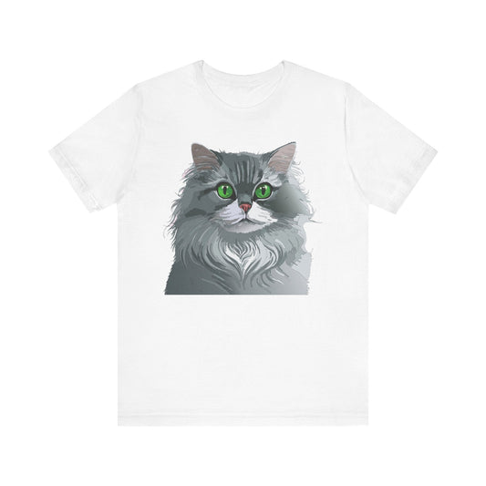 Unisex Animal Shirt With Art Design Animals Tee Short Sleeve Jersey Style Wild Animals Shirt