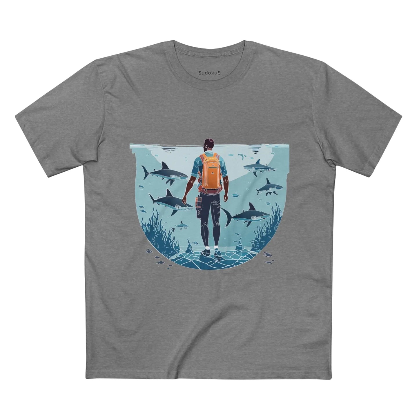 Ocean Coast Graphic Unisex 100 Cotton Staple Tee 7