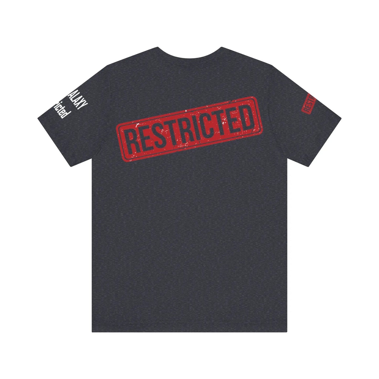 Bad Galaxy Tee Shirt With Red Stamp Made To Order Lightweight 100 Percent Cotton Free Shipping