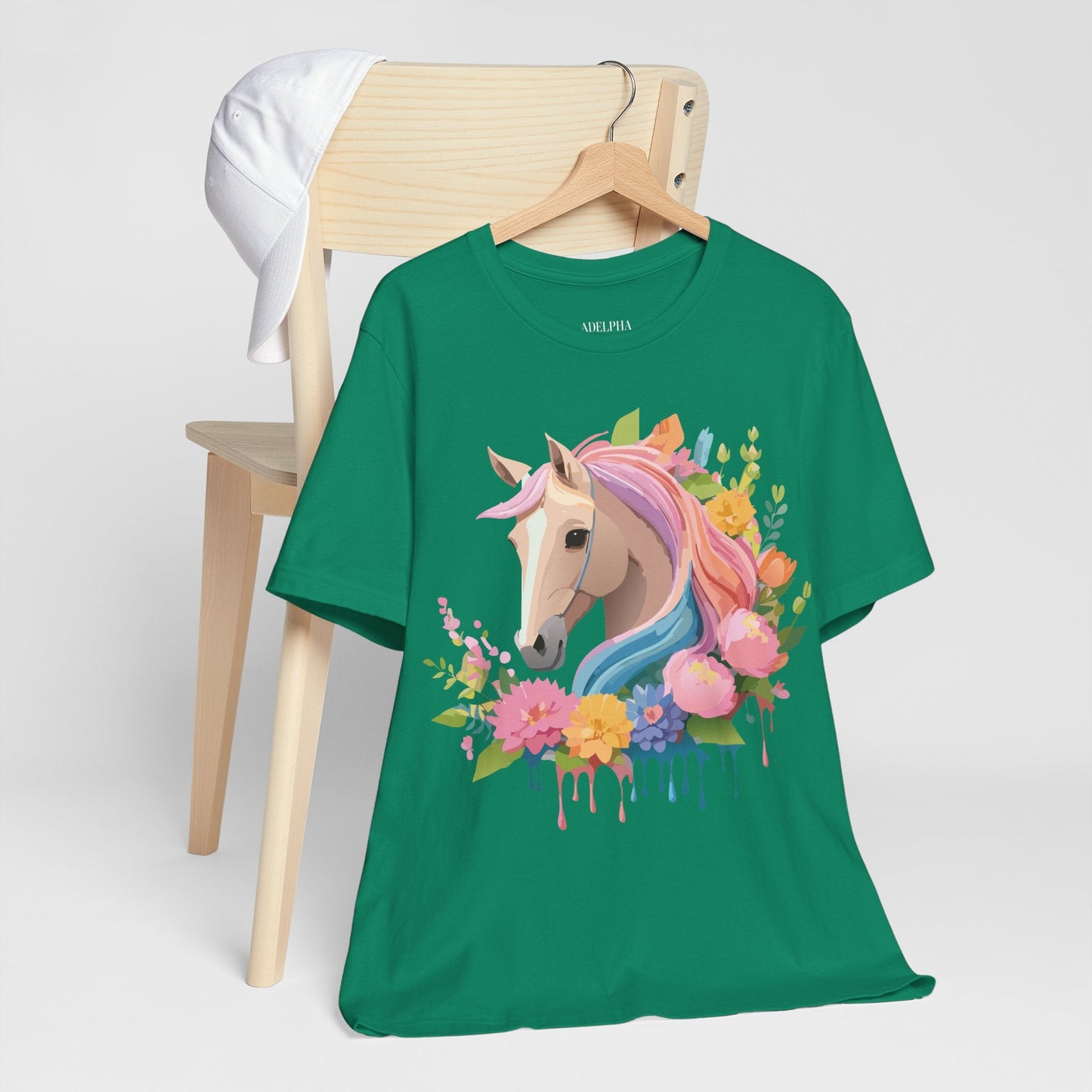 Horse Graphic Unisex 100 Cotton Vintage Animal Art T-Shirt 2