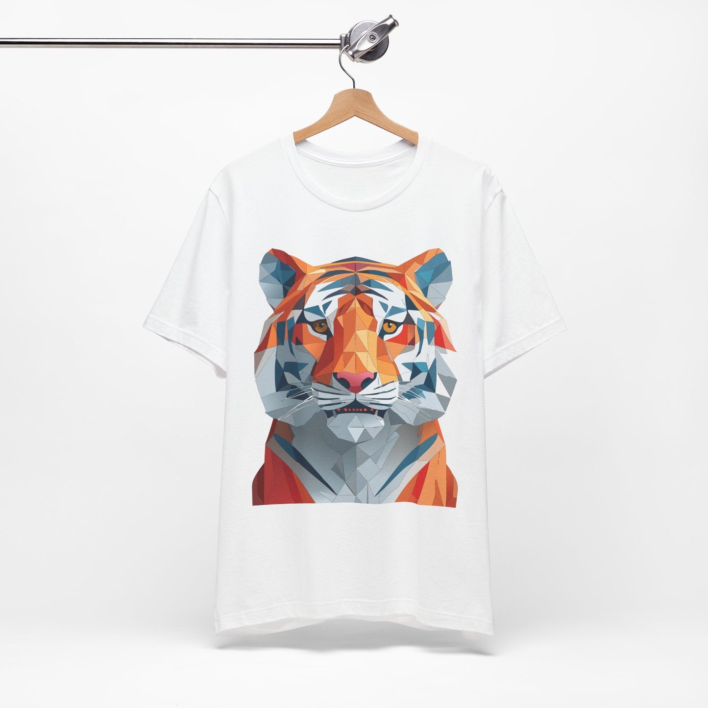 Unisex Animal Shirt With Art Design And Wildlife Theme Short Sleeve Tee For Everyday Wear