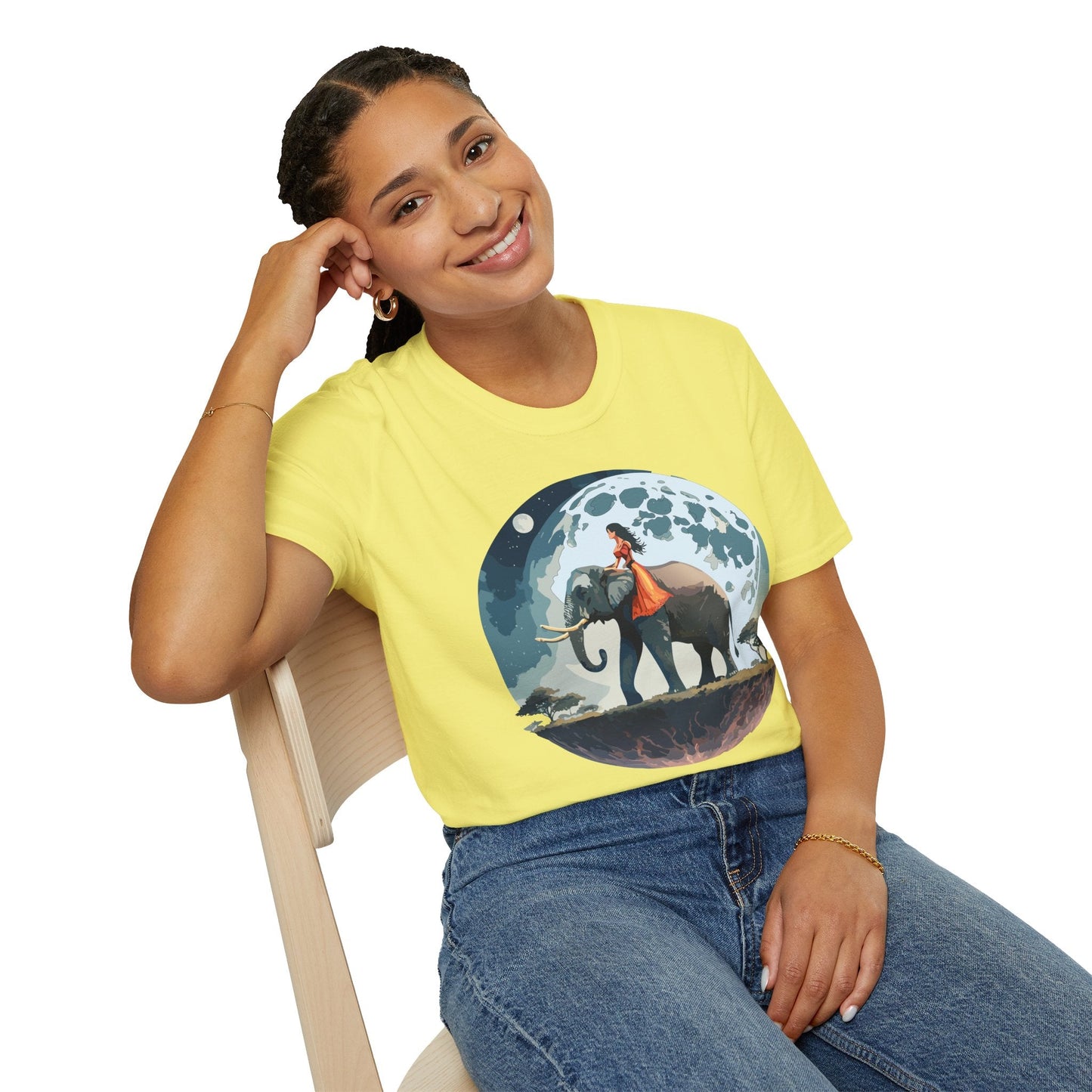 Womens Graphic T Shirt Art Design Tee SoftStyle Gildan 64000 100 Percent Ring Spun Cotton Comfort