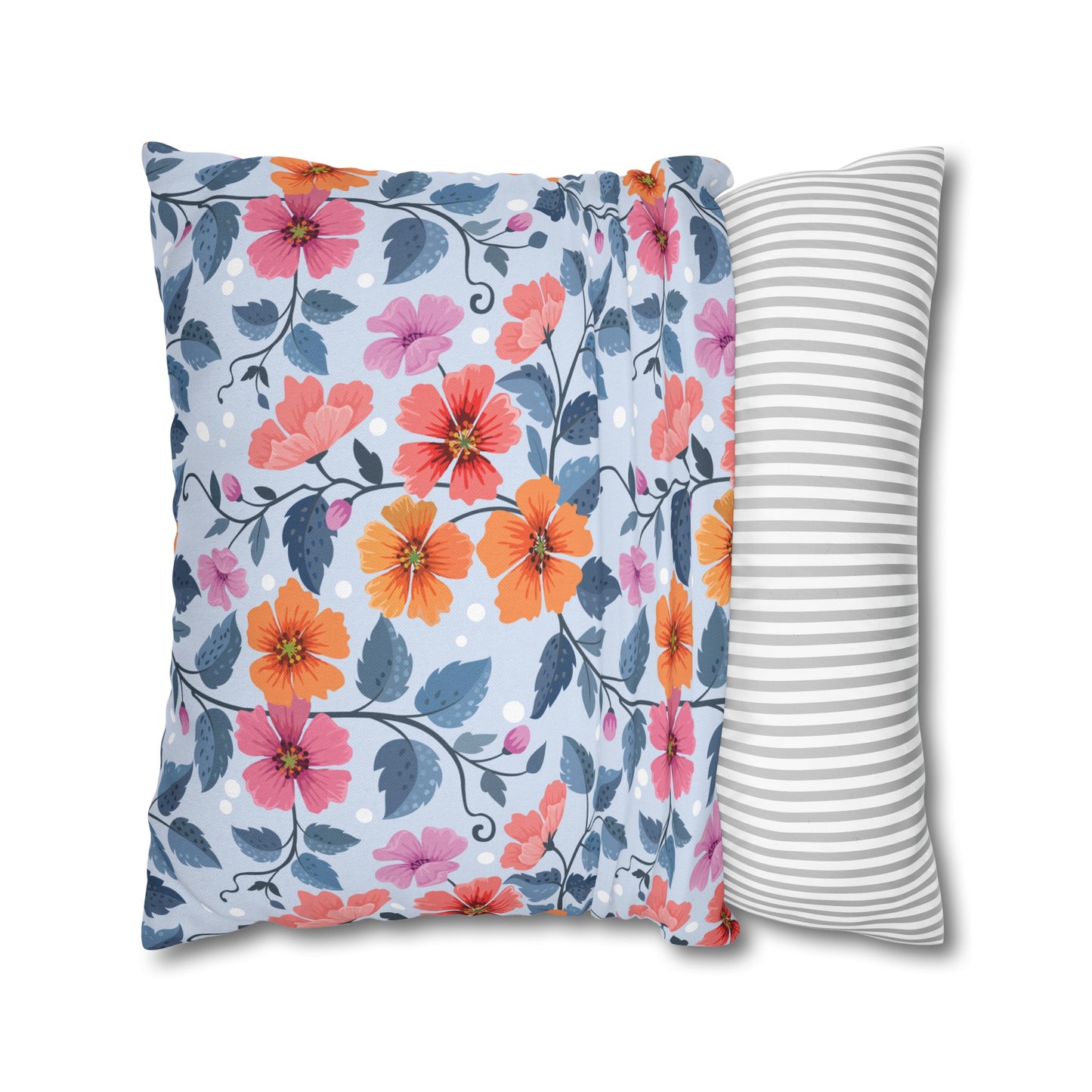 Floral Poly Pillowcase