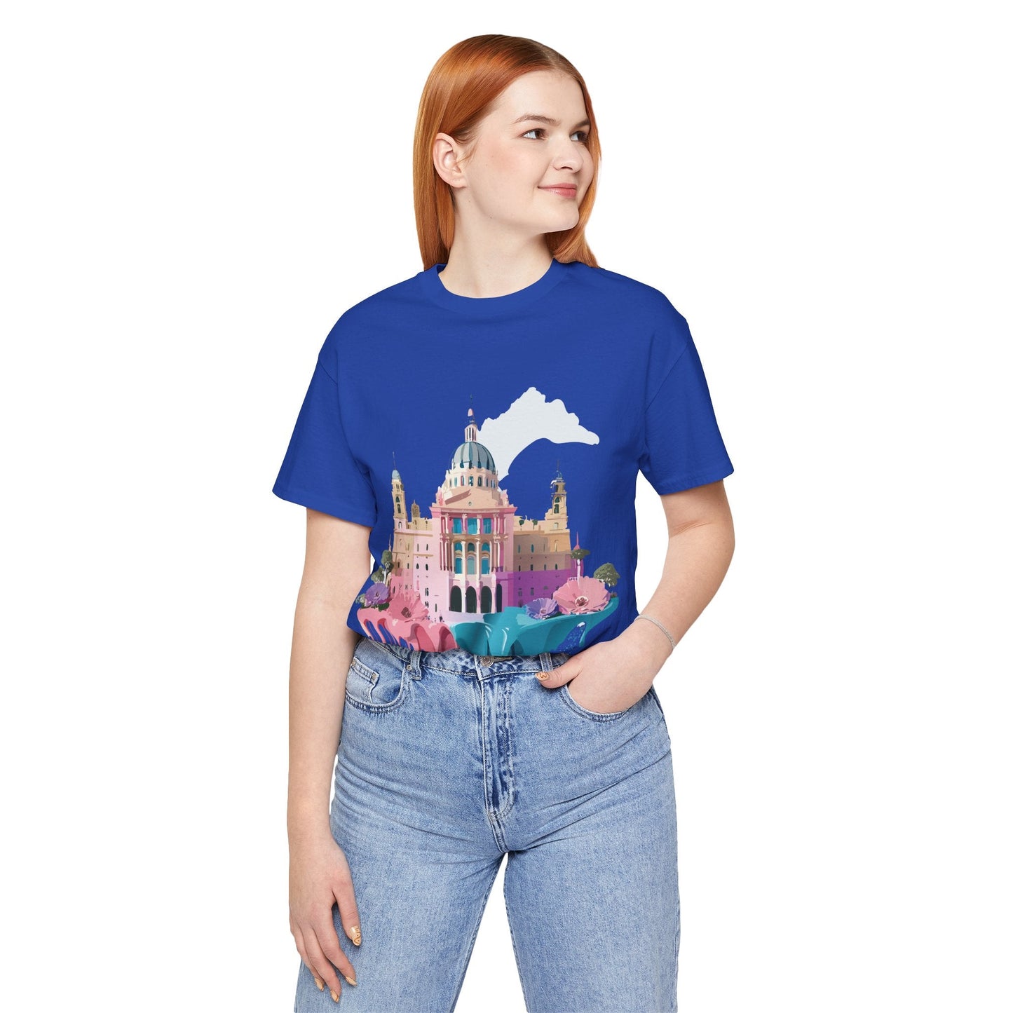 Adelpha Unisex Graphic Tee Madrid Tourist Shirt Vintage Inspired Art Design By Adelpha