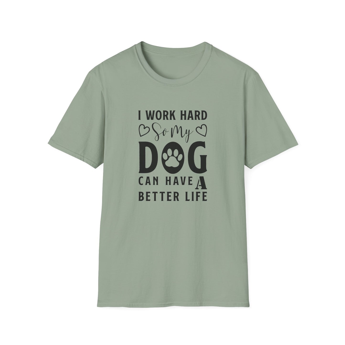 Funny Dog Lover Graphic Unisex Cotton T-Shirt Softstyle
