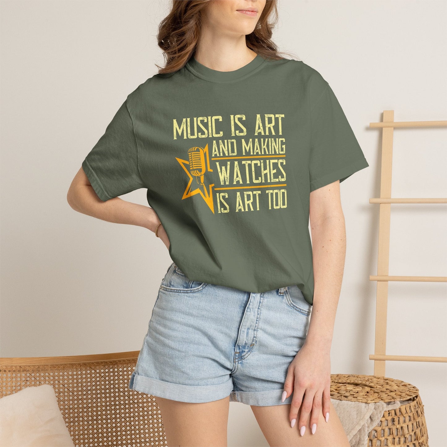Music Graphic Design Unisex Cotton T-shirt m28