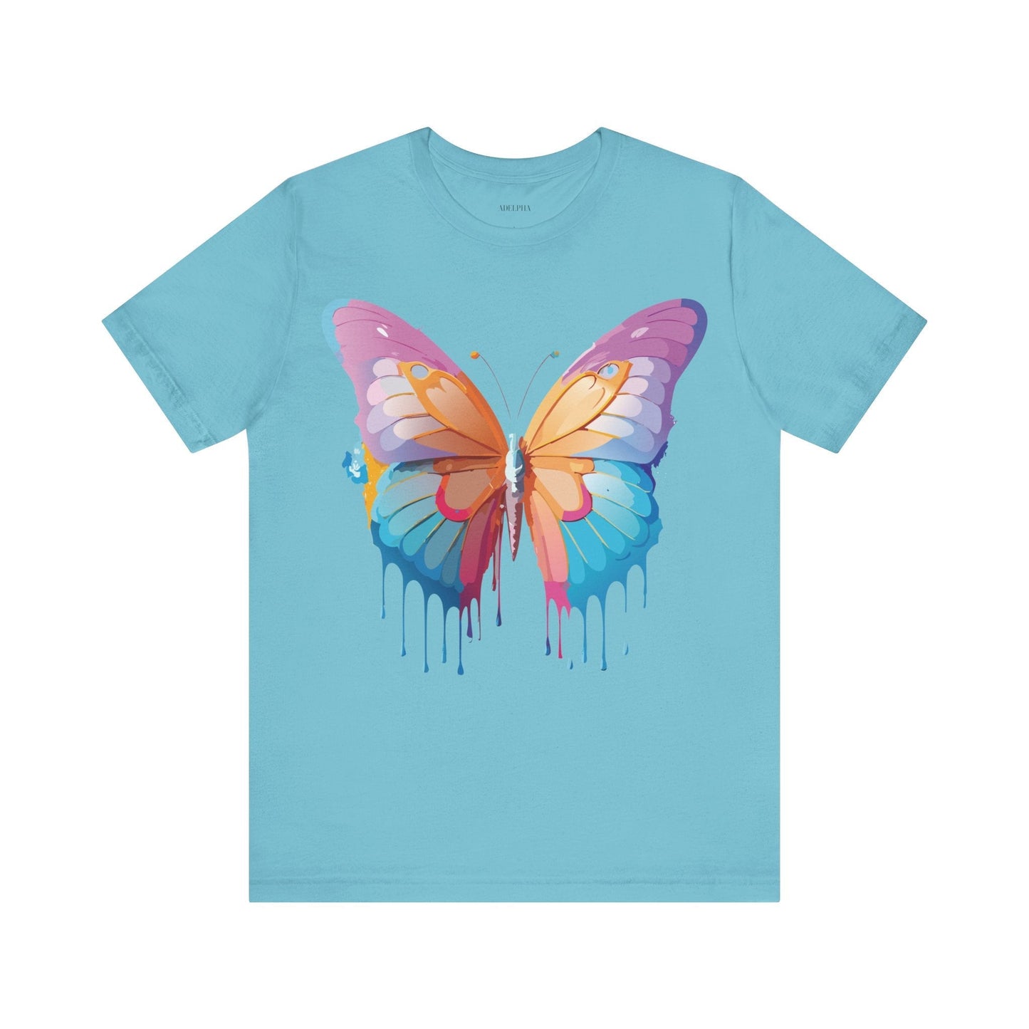 Butterfly Graphic Unisex 100 Cotton Lightweight Vintage Design Jersey Tee 91