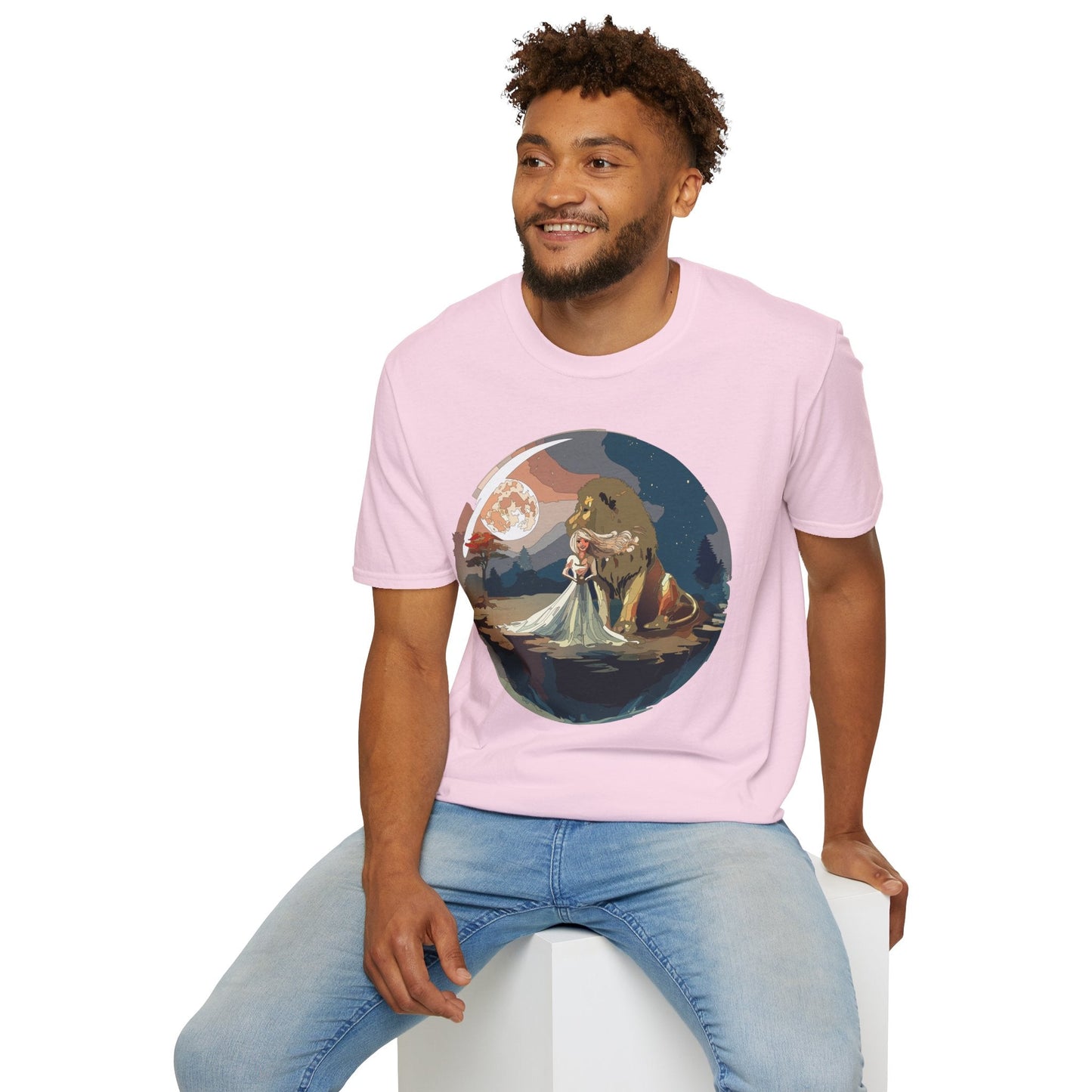 Womens Graphic T Shirt Art Design Unisex Softstyle 64000 Gildan Short Sleeve Tee