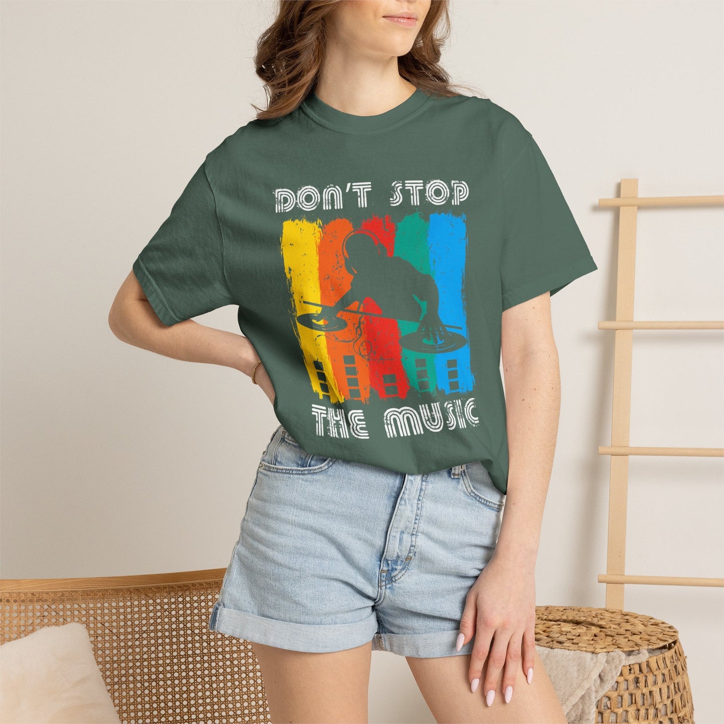 Music Graphic Design Unisex Cotton T-shirt 016