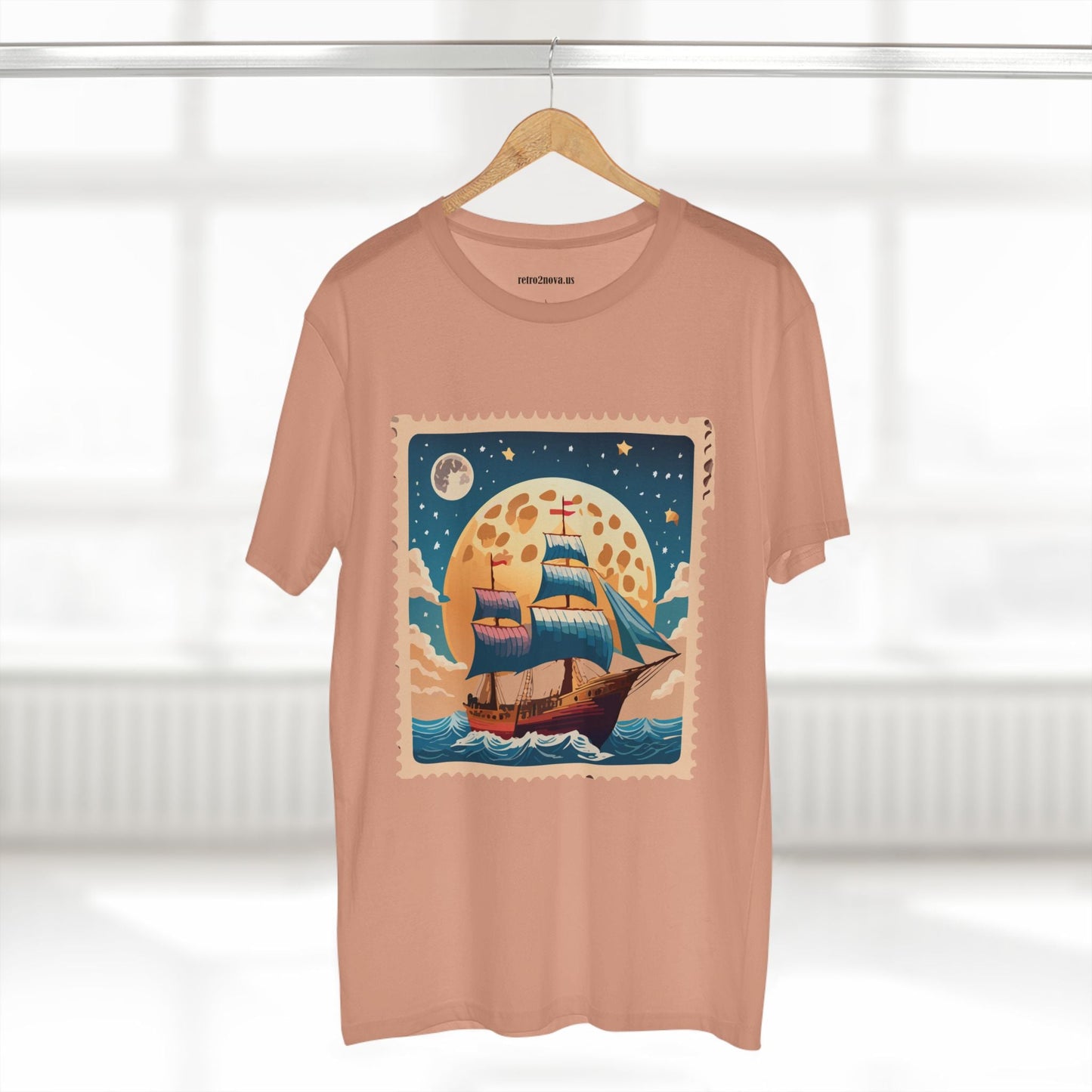 Stamp Shirt Postage Stamp Tee Unisex Premium Cotton with Original Art Design Retro2Nova