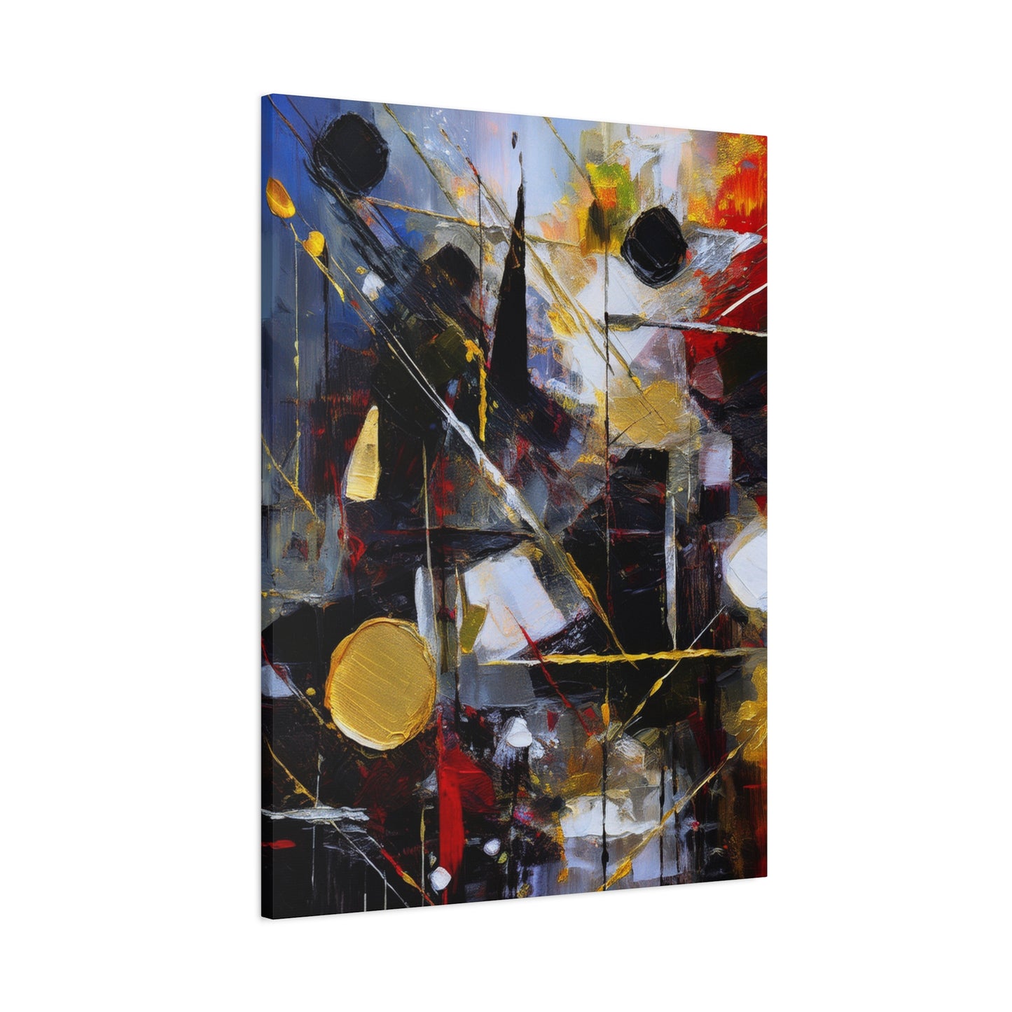 Abstract Oil Painting Print Canvas 20x24,20x30,24x30 24x32,24x36,30x40 32x48,36x48,40x60 Pine-Wood Inner Frame ABS-195