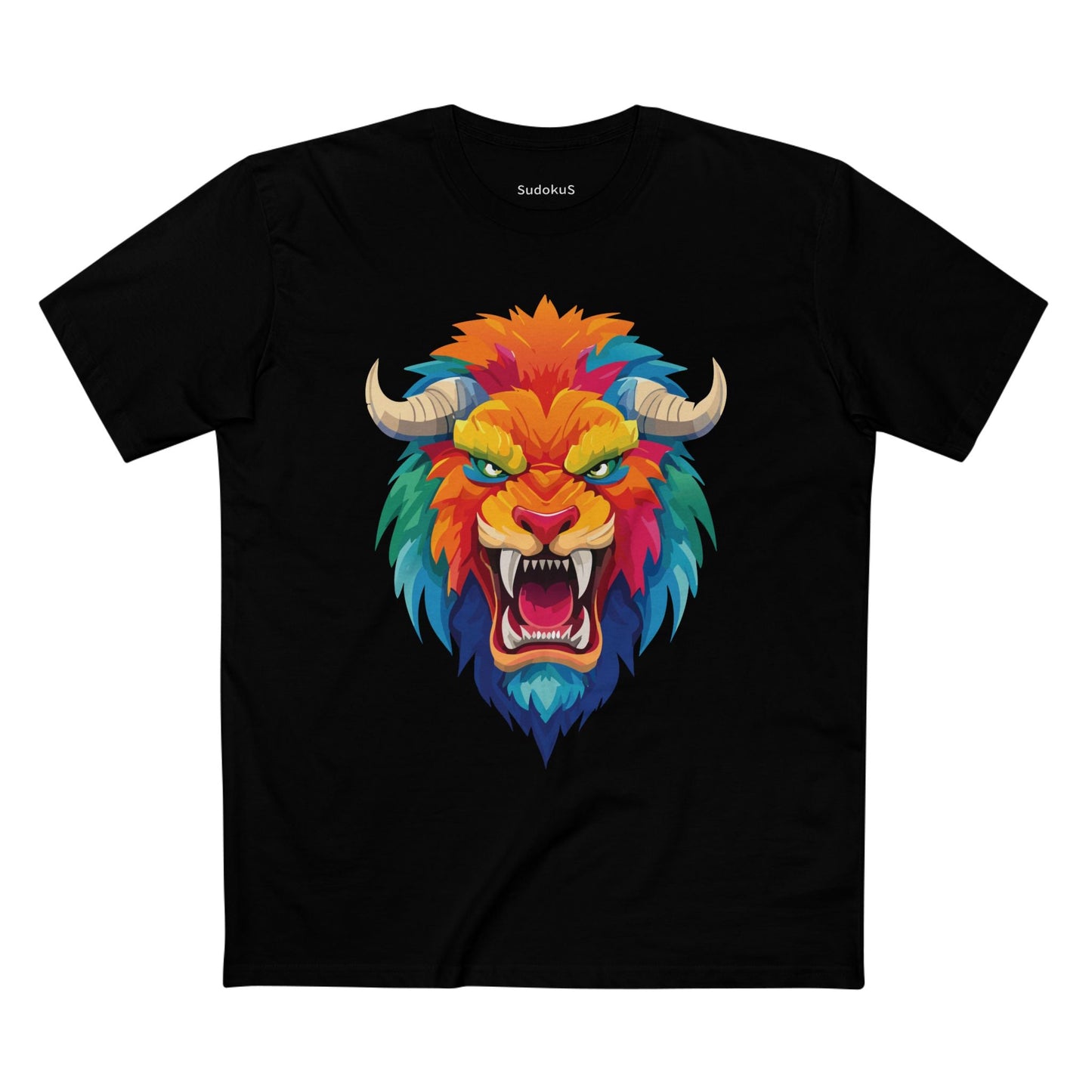 Cartoon Monsters Graphic Unisex 100 Cotton Staple Tee 15