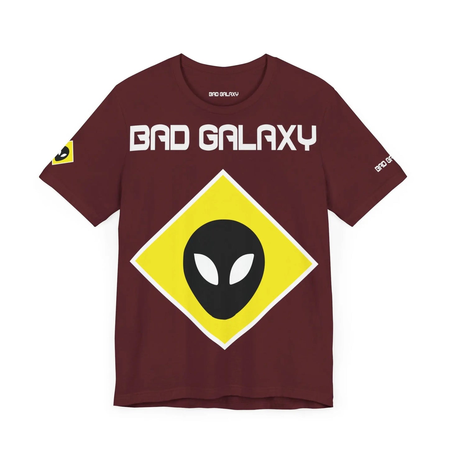 Tee Shirt With Alien From Bad Galaxy Lightweight 100 Percent Cotton Eco Friendly Inks Free Shipping