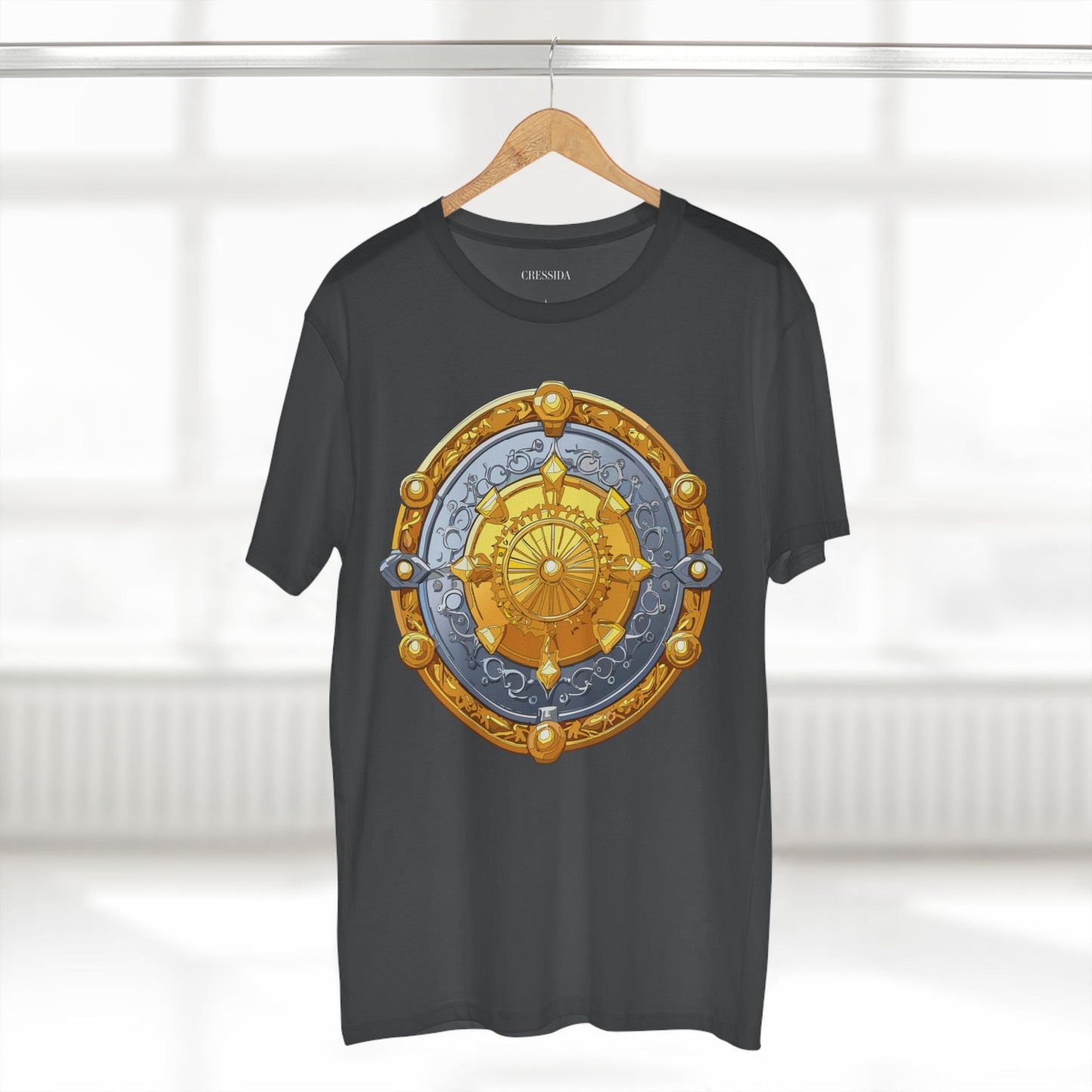 Antique Gold Coin Graphic Design T-Shirt Unisex 100 Cotton With Golden Print Artwork Tee 6