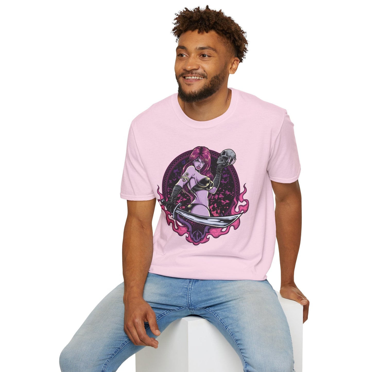 Unisex Art Design Shirt Graphic Tee Softstyle Gildan 64000 Hundred Percent Ring-Spun Cotton