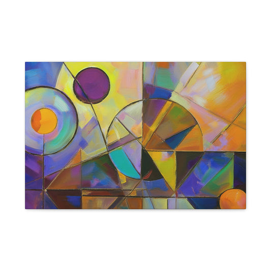 Abstract Oil Painting Print Canvas 24x16 30x20 36x24 48x32 60x40 Bright Latex Inks Horizontal Pine-Wood Inner Frame ABH-11