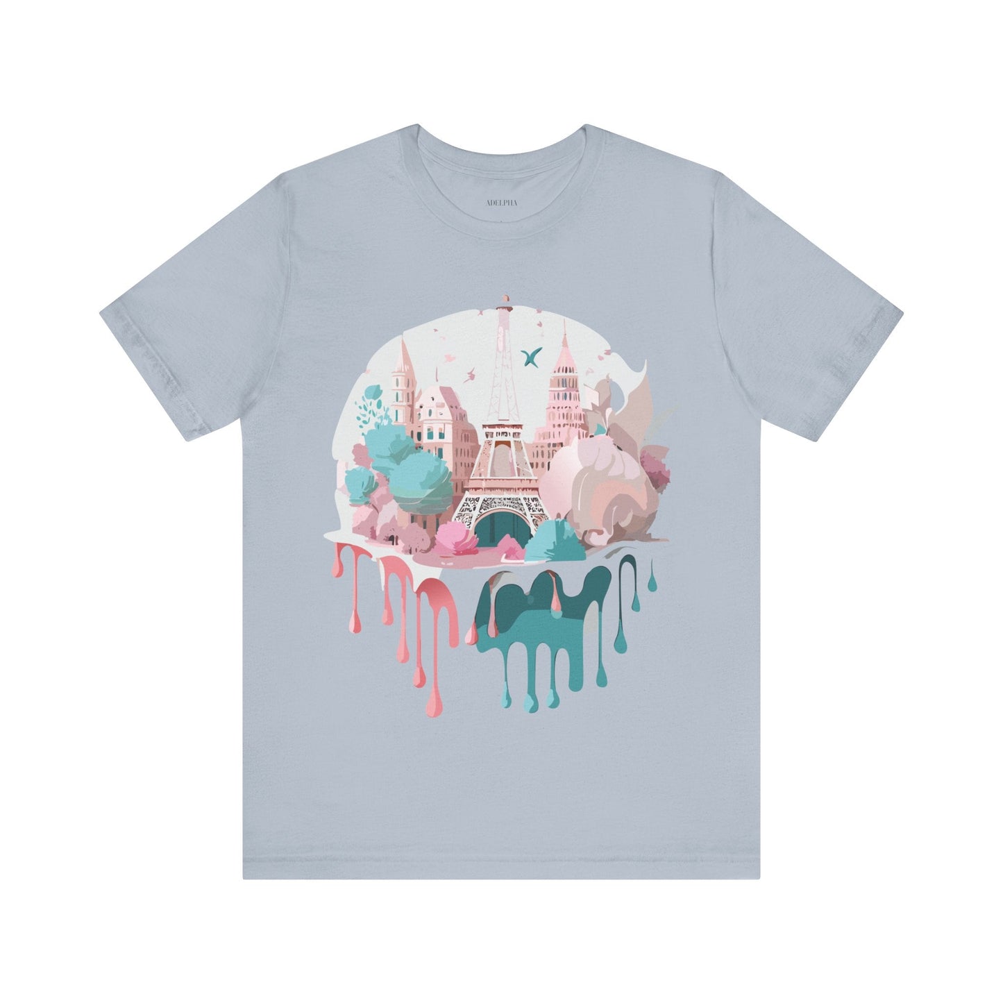 Paris Graphic Tee Unisex Premium Adelpha Art Design Vintage Inspired Short Sleeve Shirt
