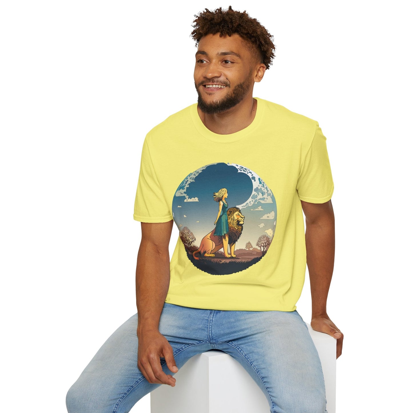 Womens Graphic T Shirt Art Design Tee Softstyle 64000 100 Percent Cotton Unisex Comfort