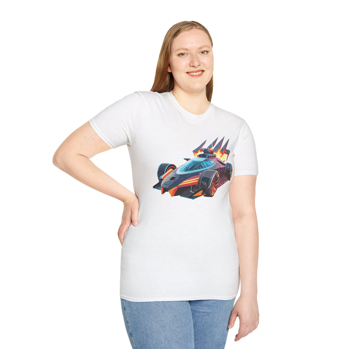 Car Hot Wheels Graphic Tee Gildan Unisex 100 Cotton Tee Shirt h02