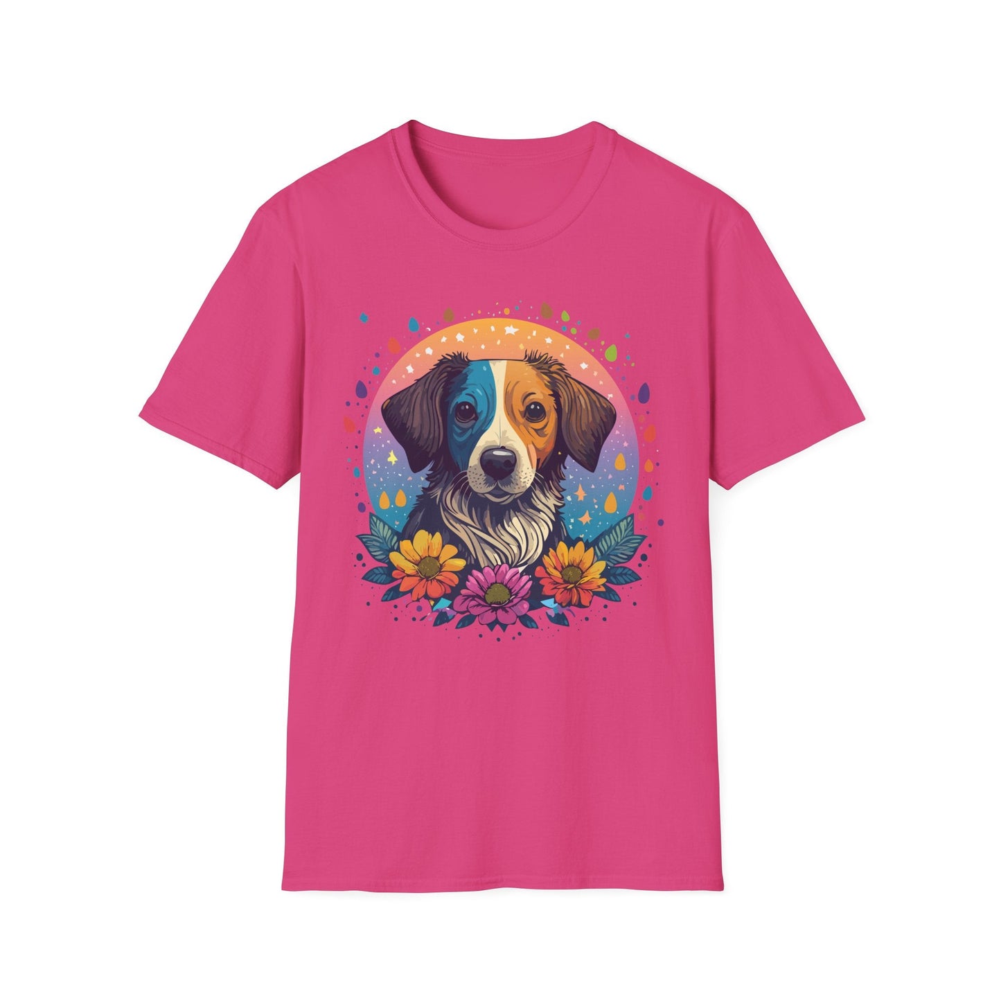 Dog Shirt Unisex Softstyle Tee 100 Percent Cotton Gildan 64000