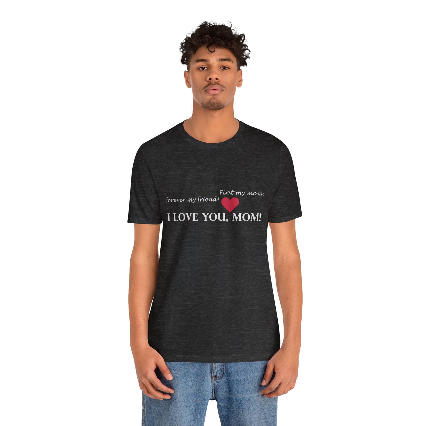 Unisex Cotton Tee Shirt with Mom Signature