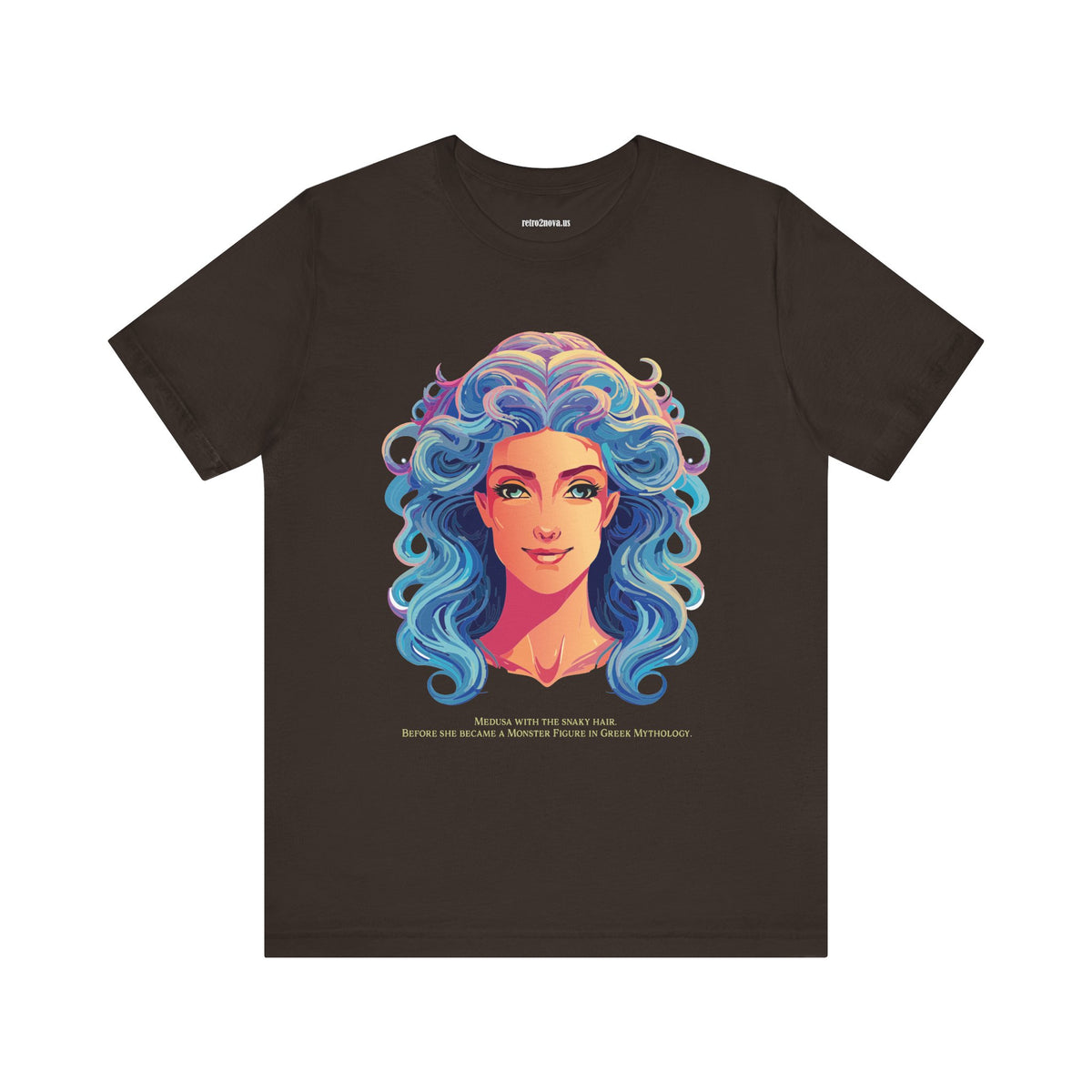 Goddess Graphic Unisex Cotton Bella+Canvas Tee with Medusa