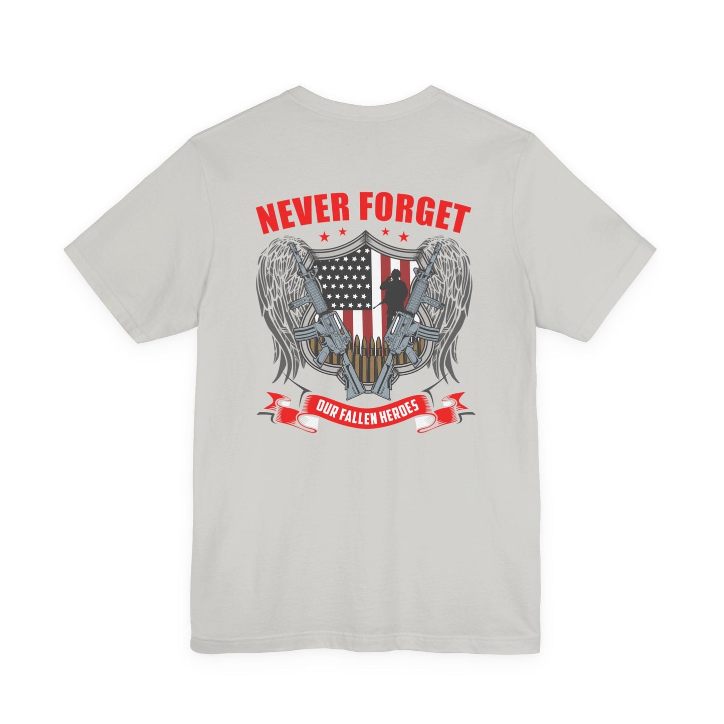 Army Veteran Patriotic Graphic Design Unisex Cotton T-Shirt v39