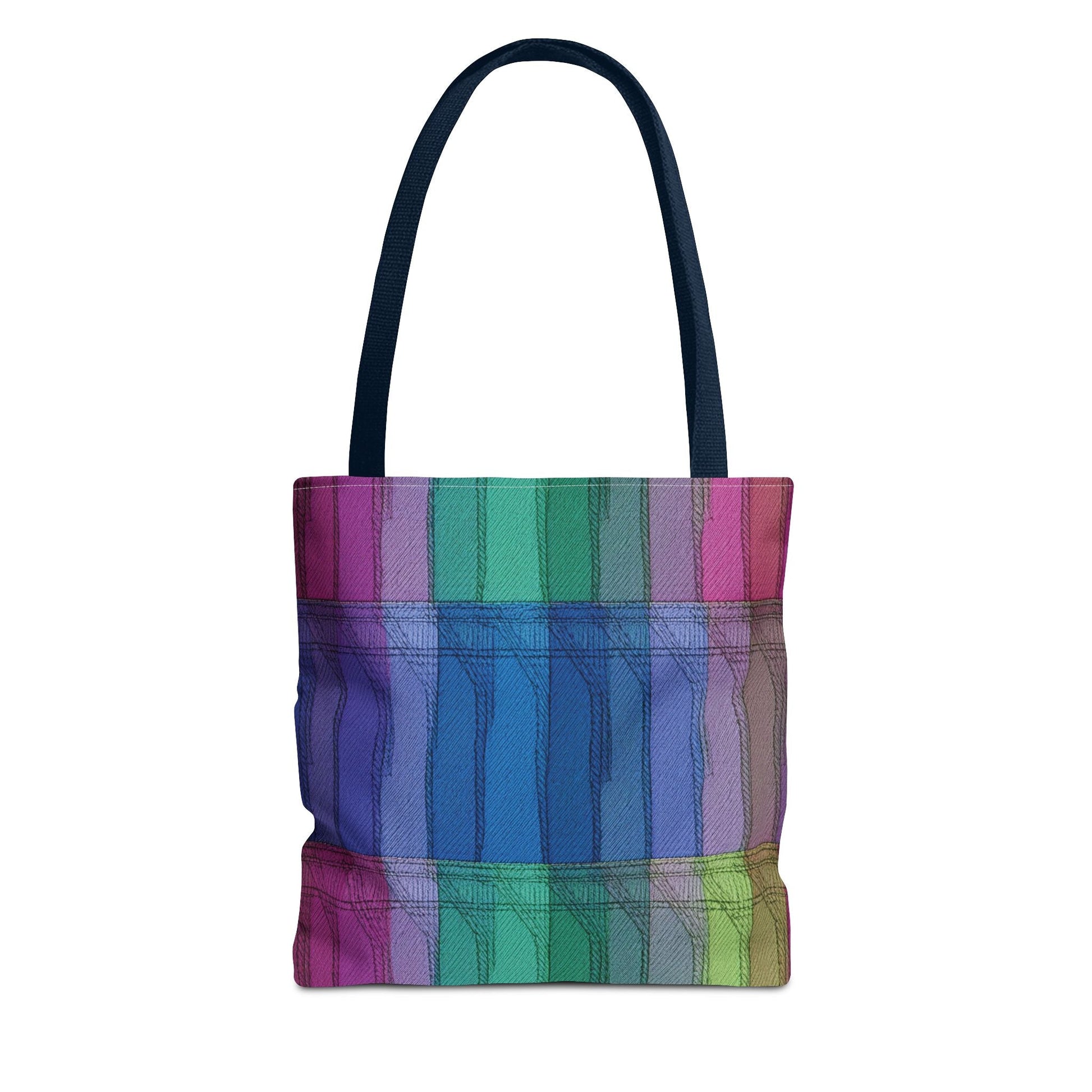 Denim Canvas Bag, Tote Bag Denim Printify