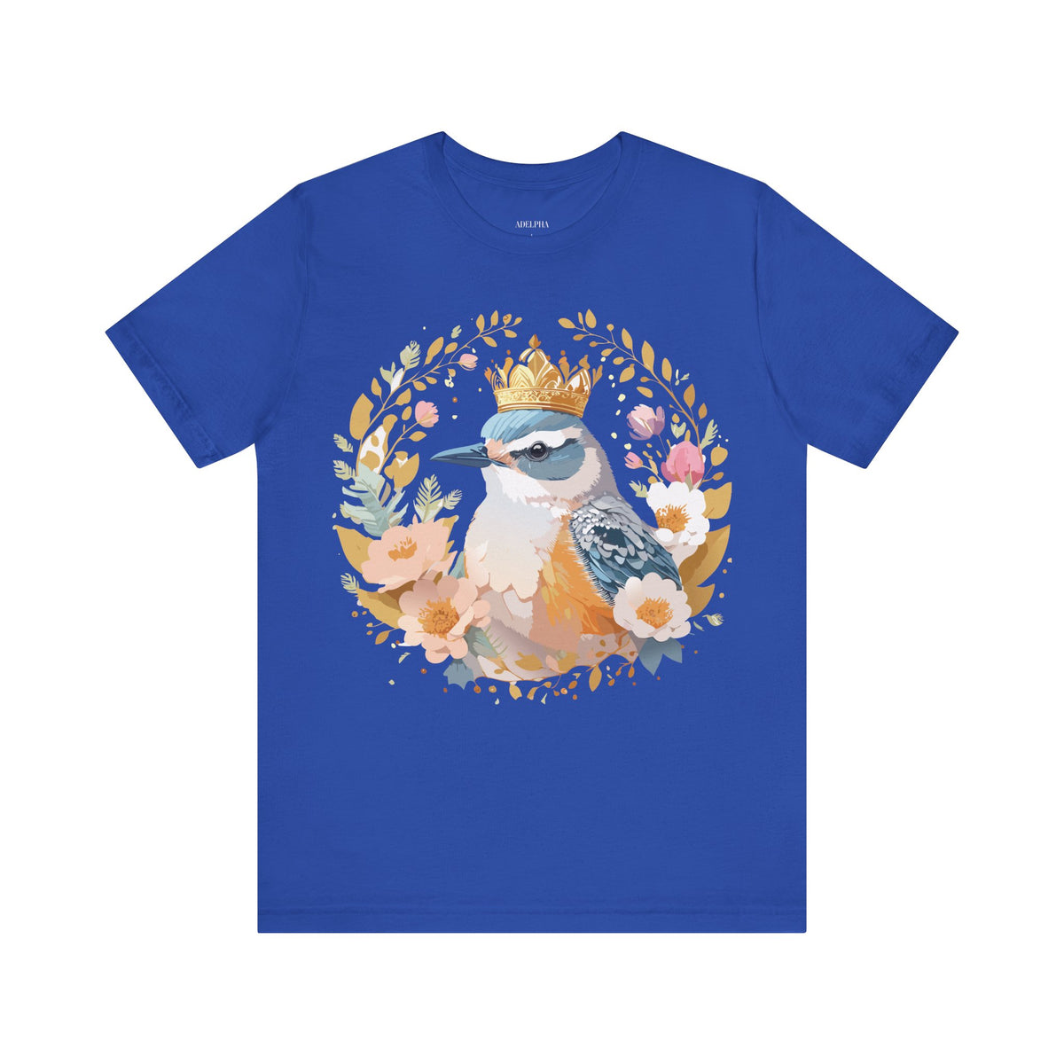 Medallion Graphic Unisex Cotton Bella+Canvas Tee with Floral Art Design m73