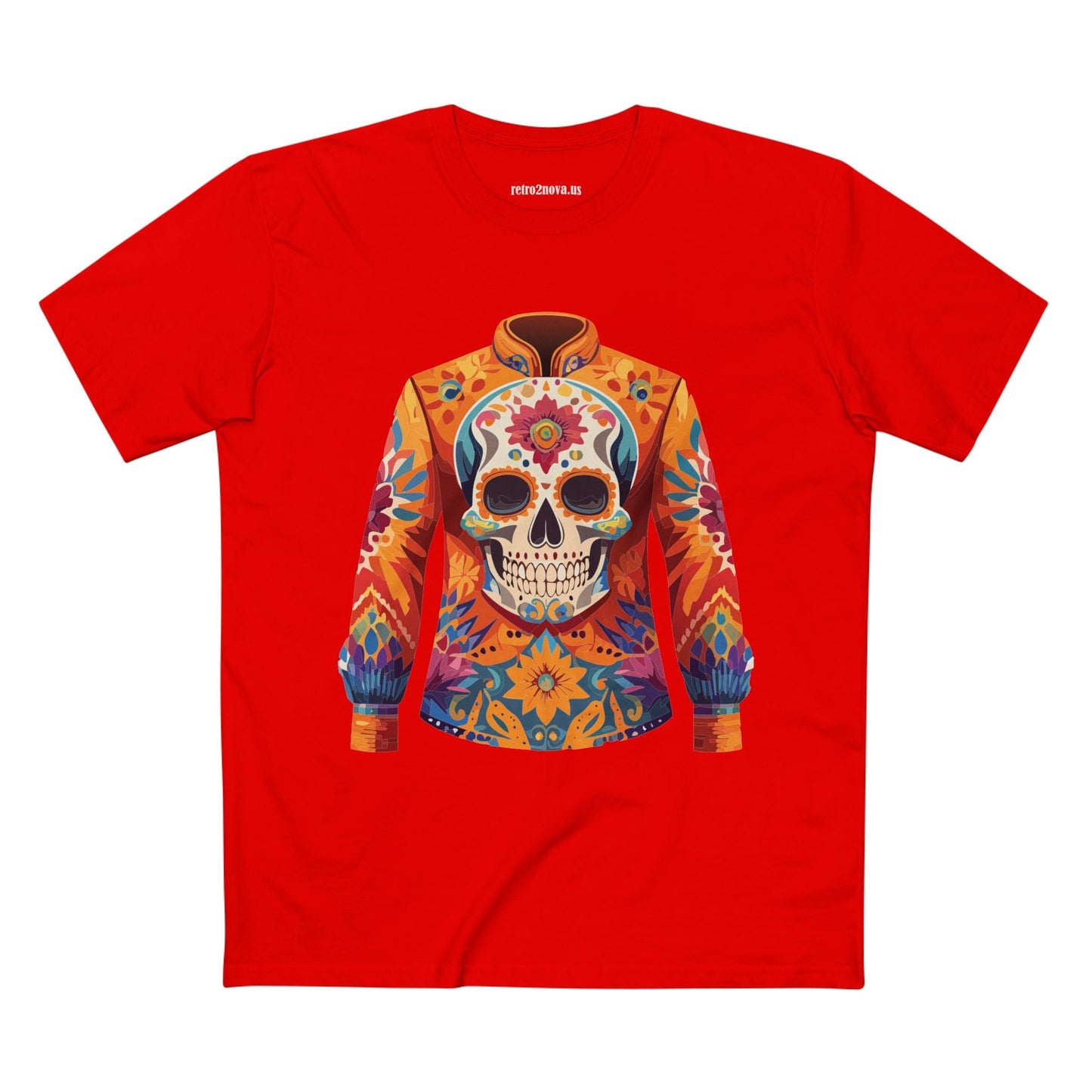 Unisex Skull Shirt With Original Skeleton Art Design Premium Cotton Tee From Retro2Nova