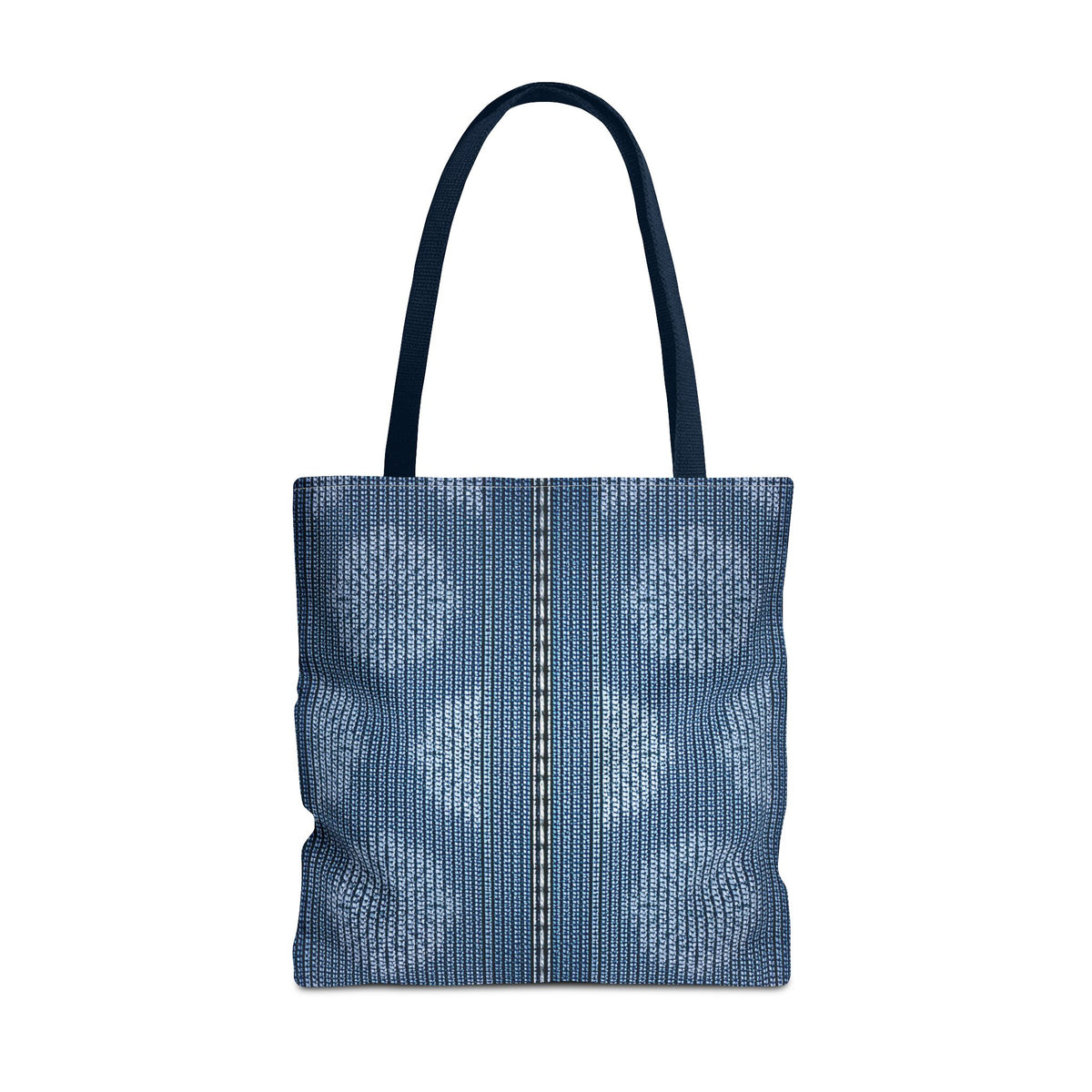 Denim Fabric Imitation Print Unisex Canvas Bag Poly Spun 3 Sizes Tote Bag 109