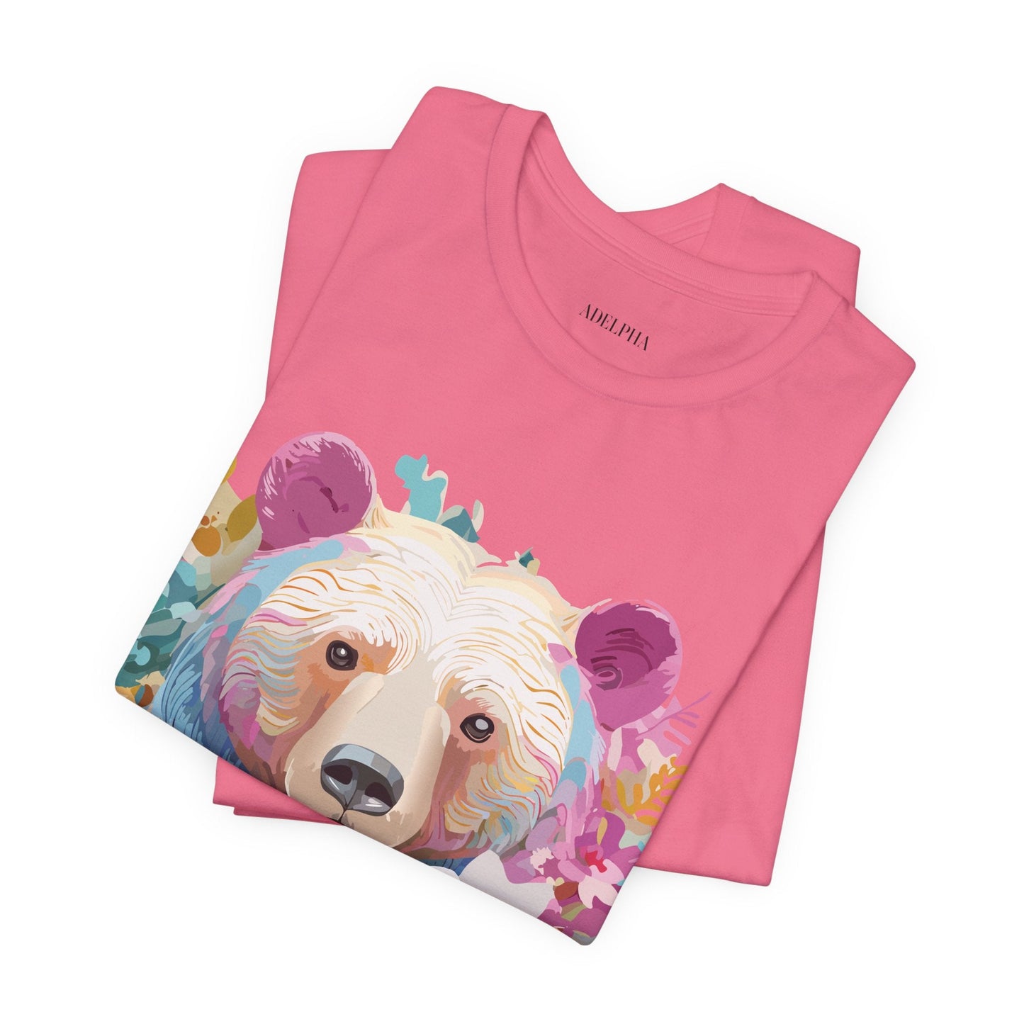 Adelpha Bear Graphic Tee Unisex Short Sleeve Shirt Art Design