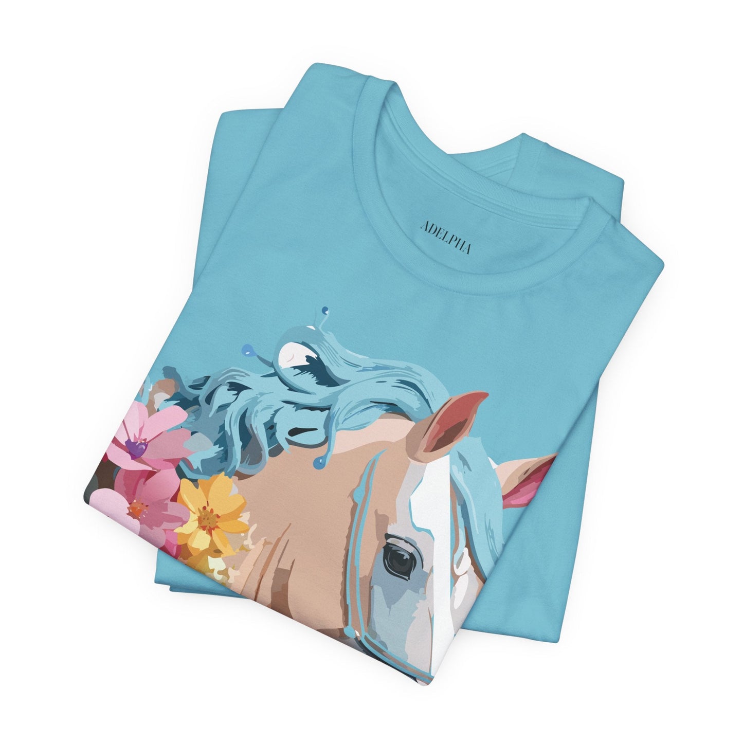 Horse Graphic Unisex 100 Cotton Vintage Animal Art T-Shirt 17