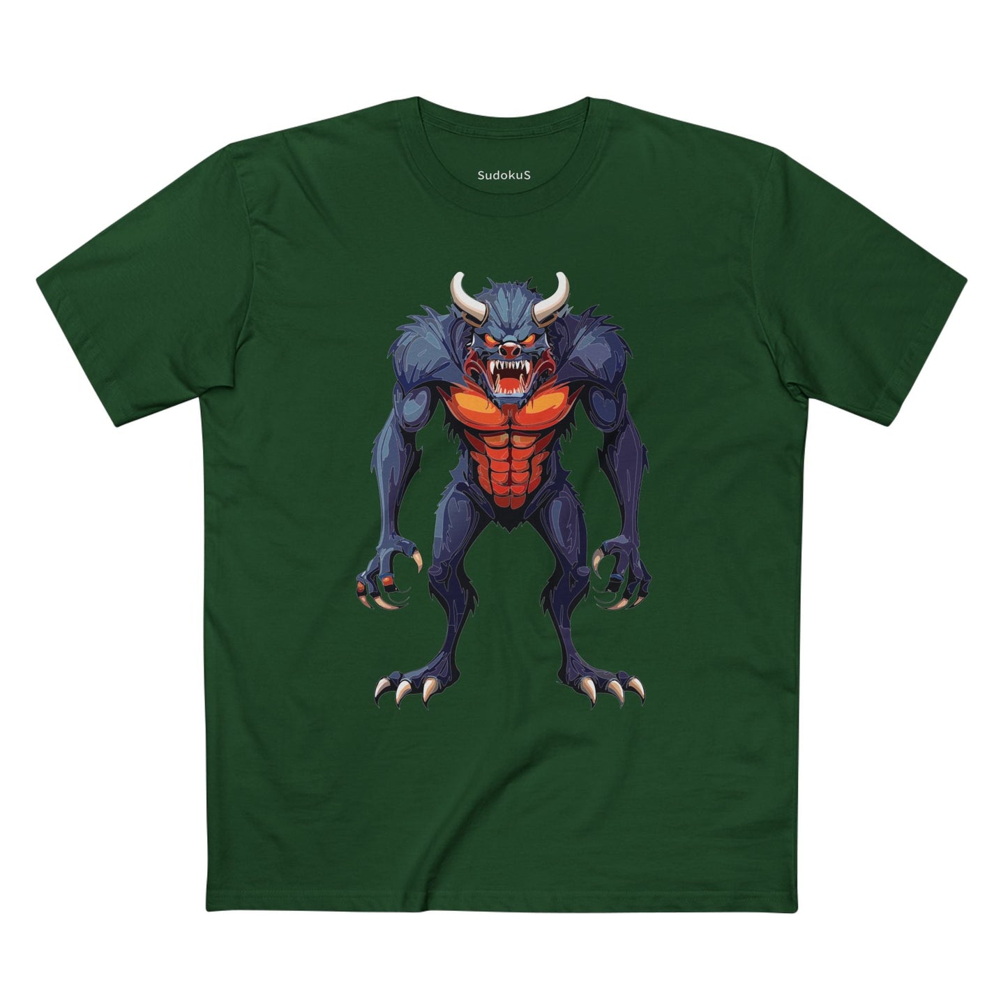 Cartoon Monsters Graphic Unisex 100 Cotton Staple Tee 11