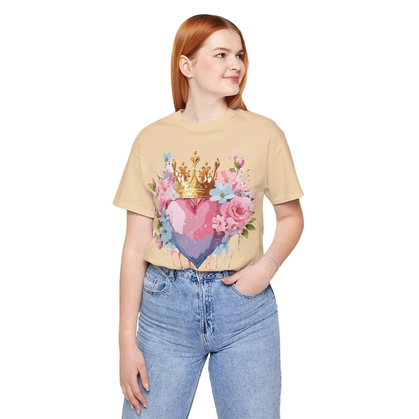 Valentine Graphic Tee Unisex Jersey Short Sleeve Adelpha Vintage Inspired Artwork