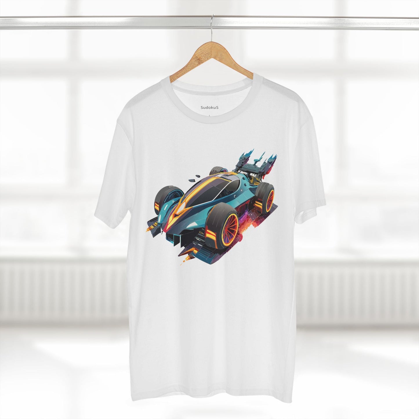 Car Graphic Unisex 100 Cotton Staple Tee 20