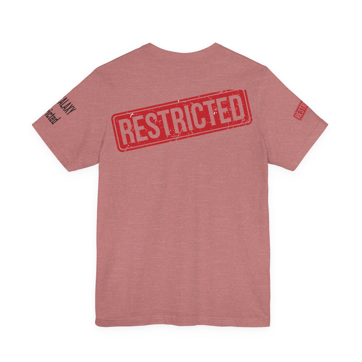 Art Red Stamp Graphic Unisex Cotton Bella+Canvas Tee with Art Design b92