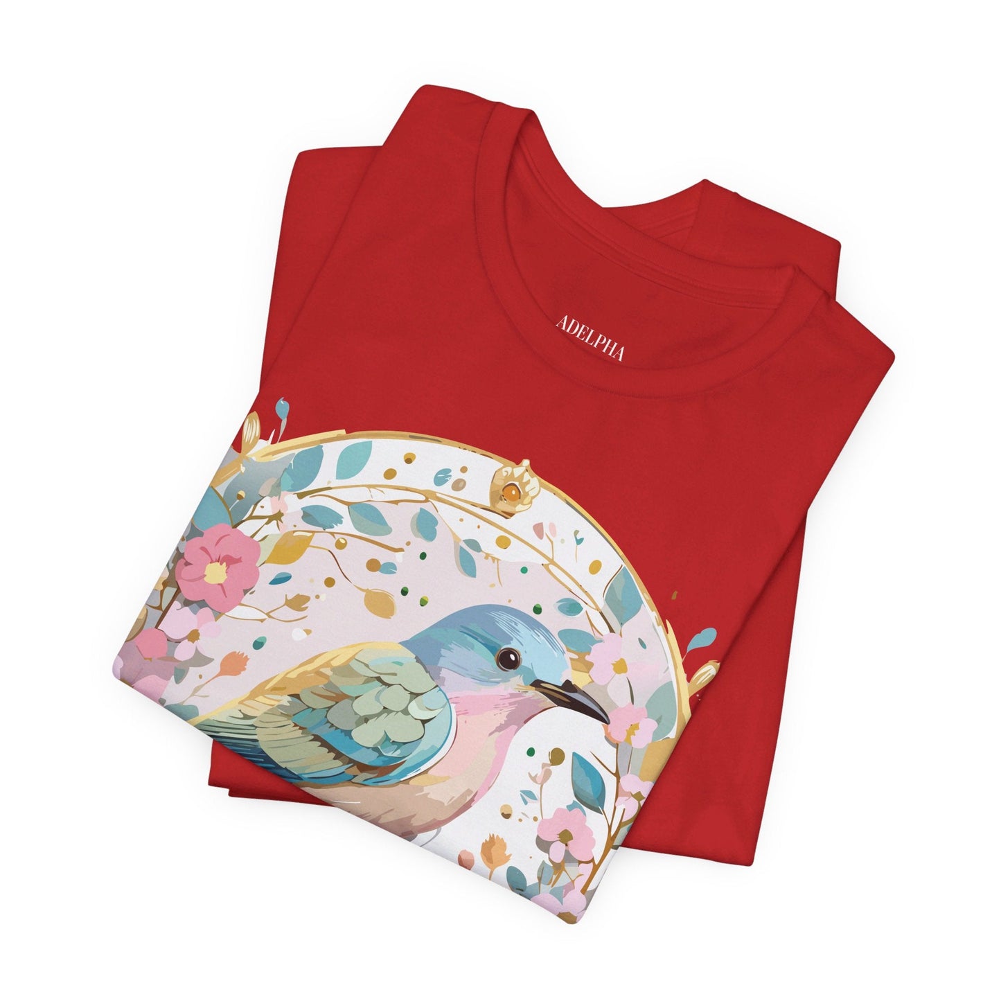 Adelpha Medallion Graphic T Shirt Unisex Short Sleeve Vintage Inspired Artwork Tee