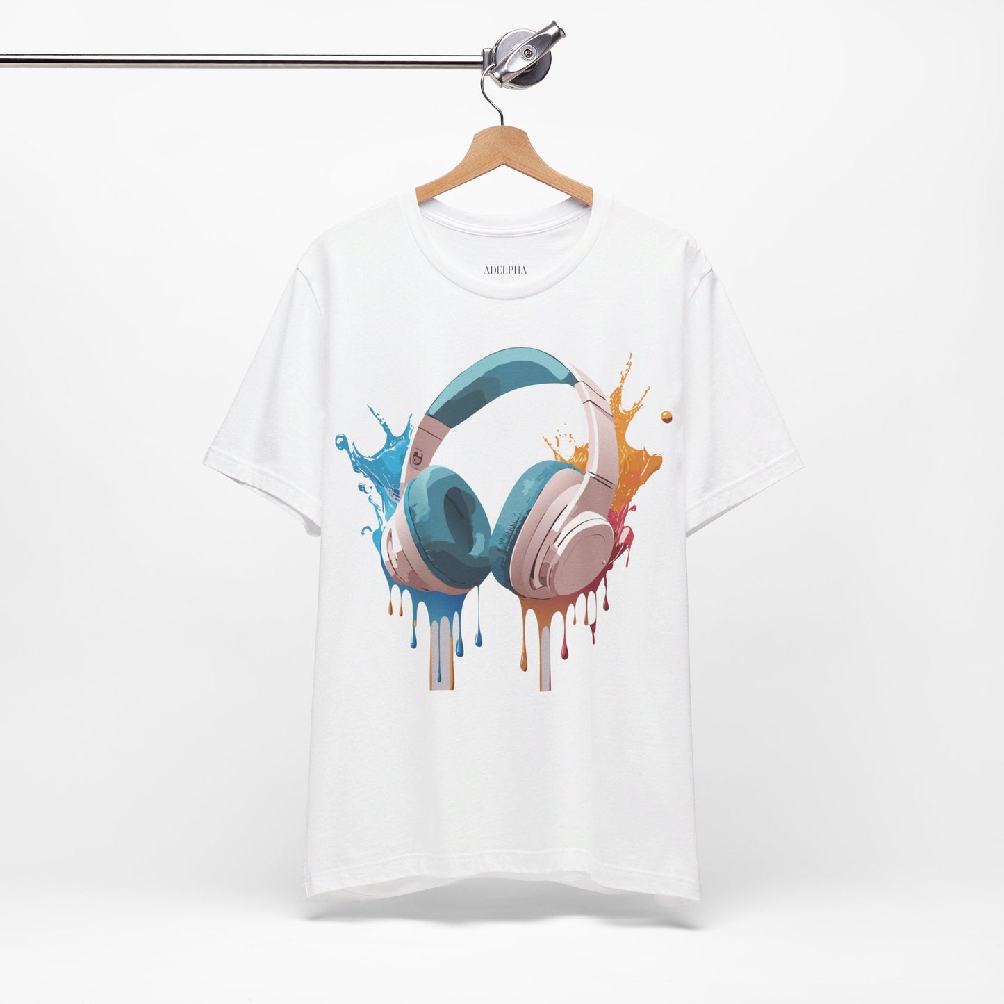 Music Graphic T Shirt Unisex Jersey Short Sleeve With Vintage Inspired Artwork Adelpha