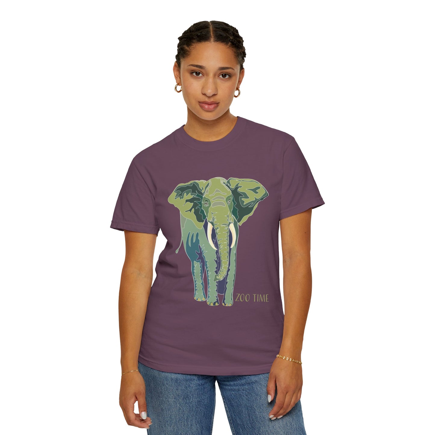 Unisex T-shirt with animal prints